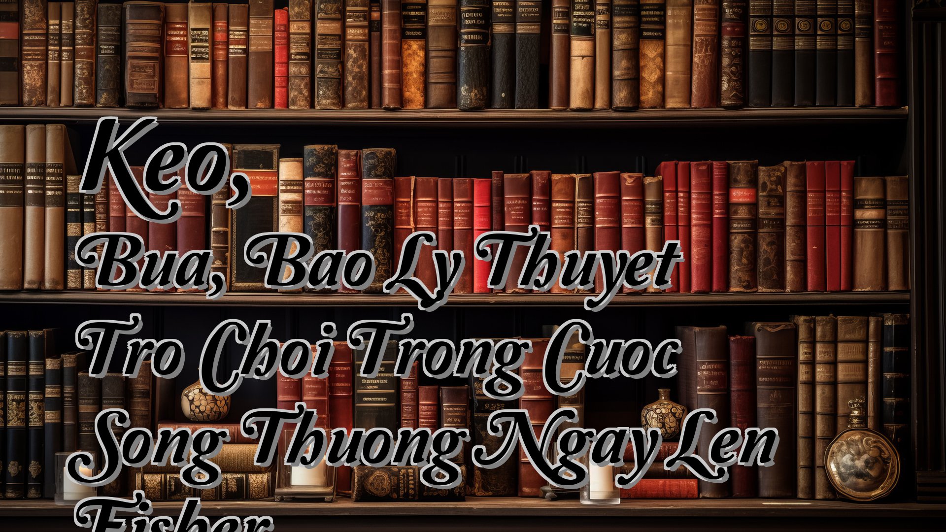 cover-Keo, Bua, Bao Ly Thuyet Tro Choi Trong Cuoc Song Thuong Ngay Len Fisher