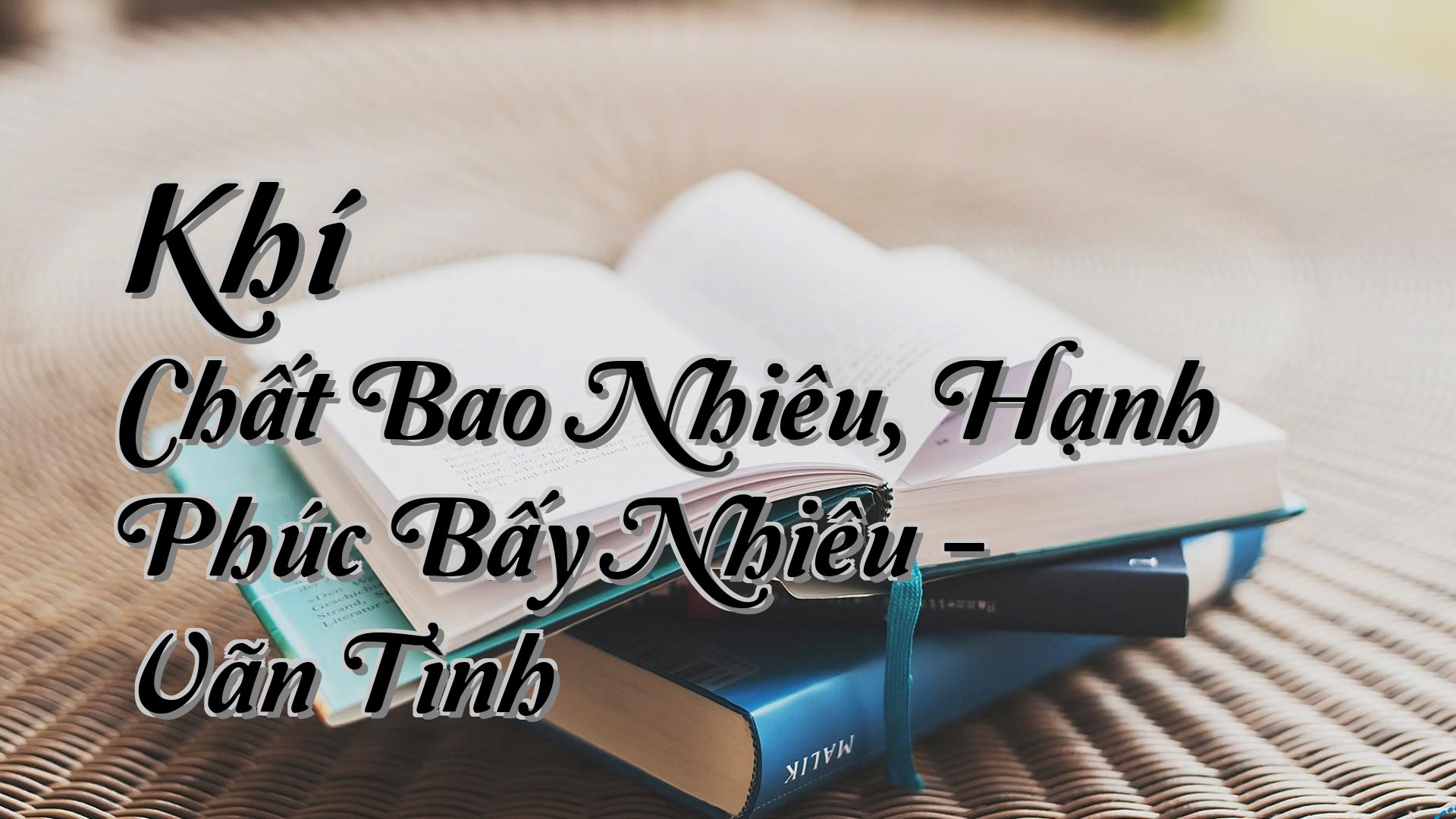 cover-Khí Chất Bao Nhiêu, Hạnh Phúc Bấy Nhiêu - Vãn Tình