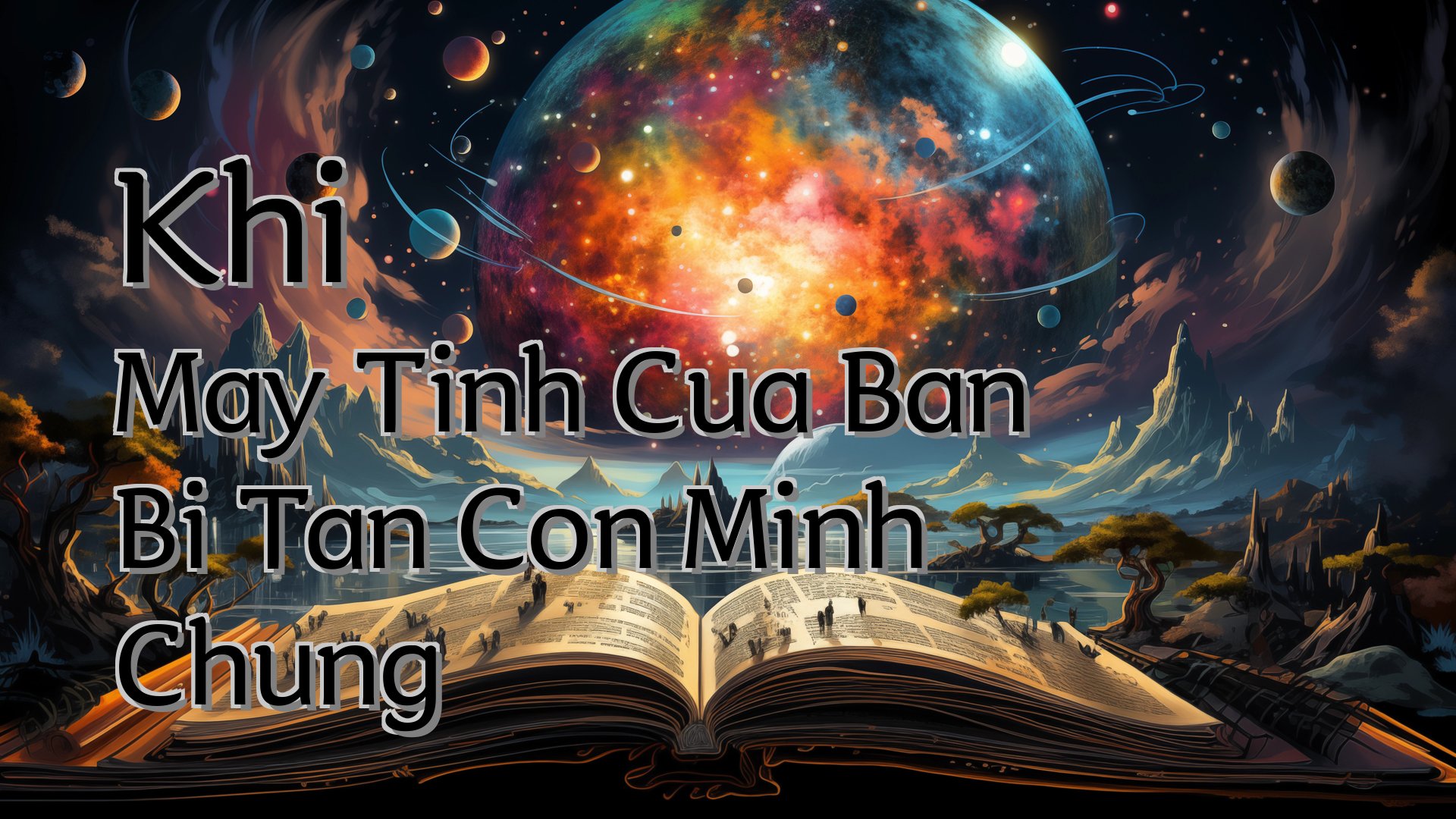 Cover image for Khi May Tinh Cua Ban Bi Tan Con Minh Chung