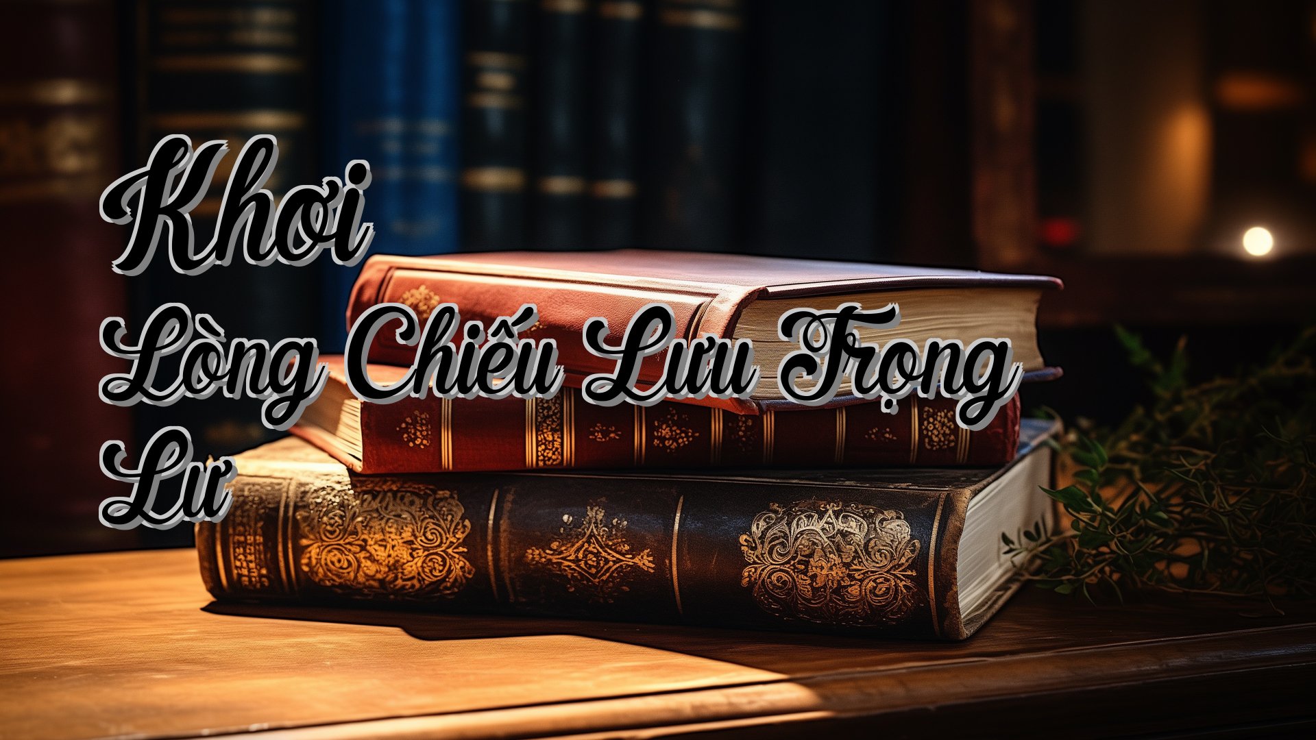 cover-Khơi Lòng Chiếu Lưu Trọng Lư