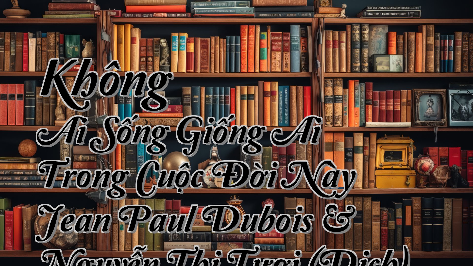 cover-Không Ai Sống Giống Ai Trong Cuộc Đời Này Jean Paul Dubois & Nguyễn Thị Tươi (Dịch)
