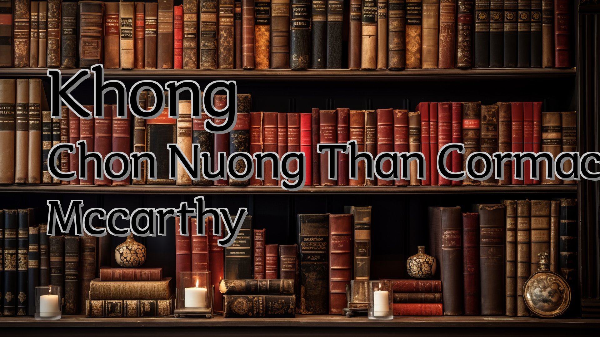 Cover image for Khong Chon Nuong Than Cormac Mccarthy