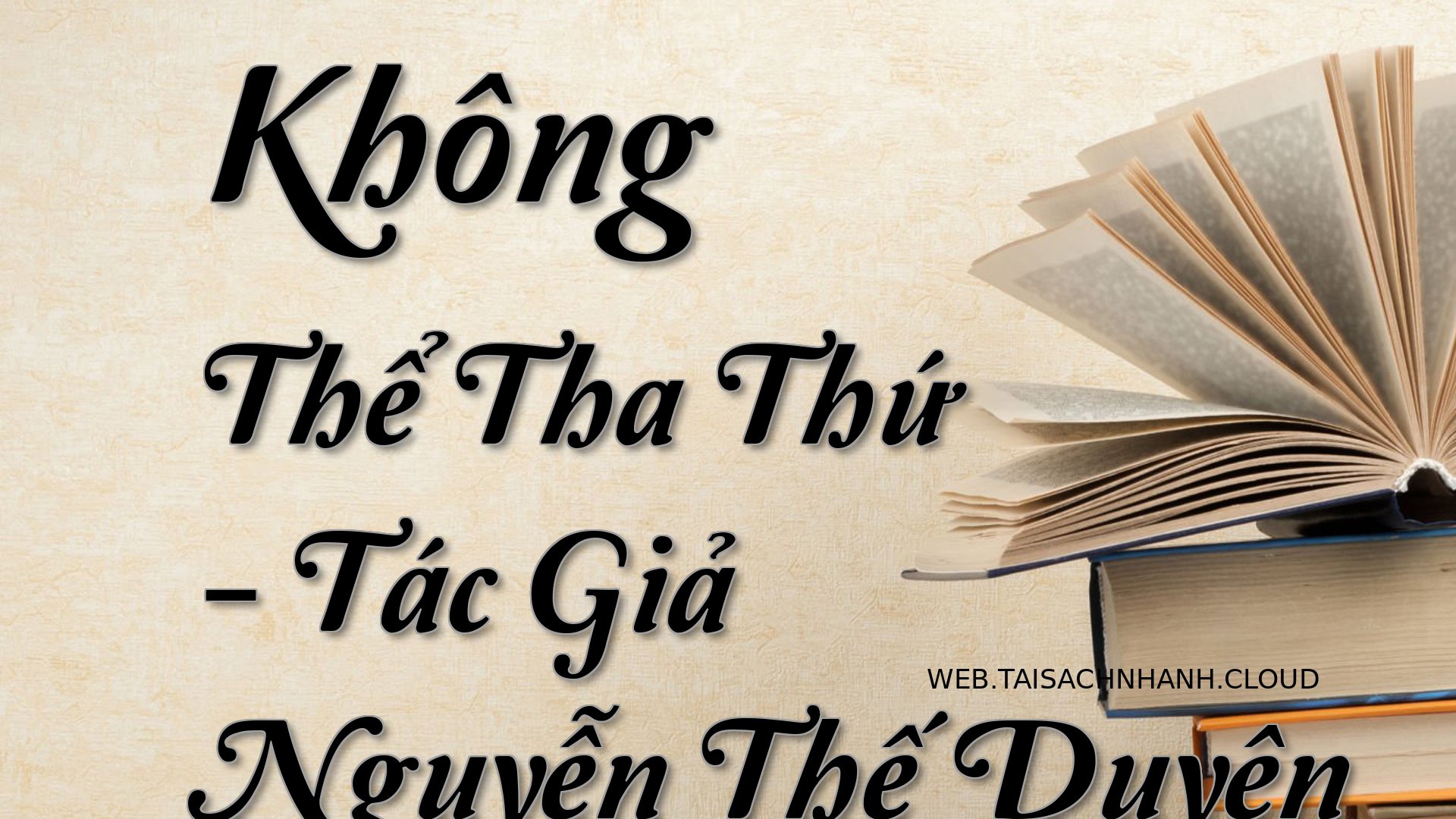 Cover Khong The Tha Thu.jpg