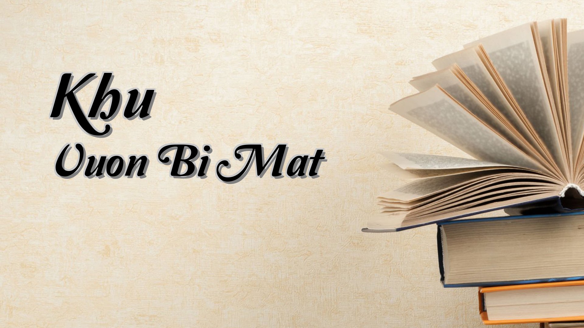 Cover image for Khu Vuon Bi Mat