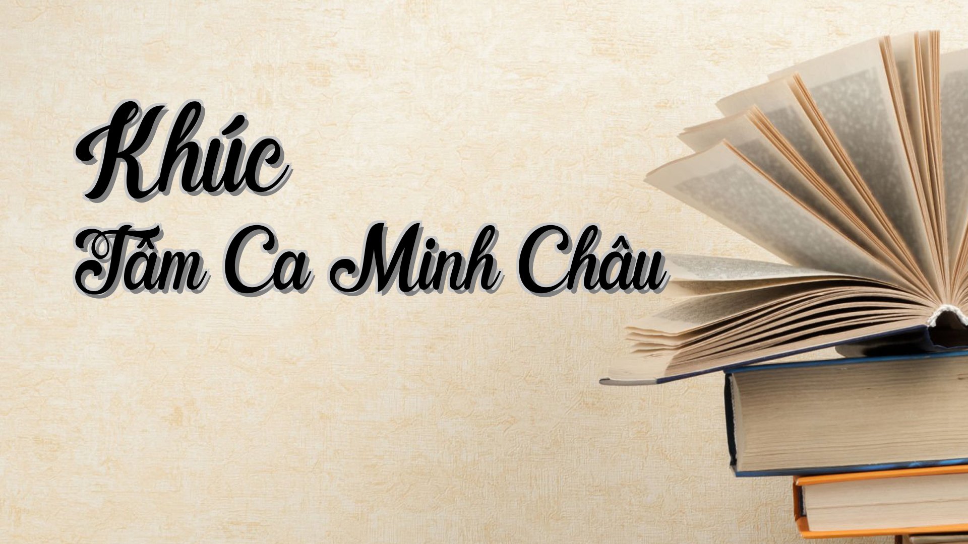 cover-Khúc Tâm Ca Minh Châu