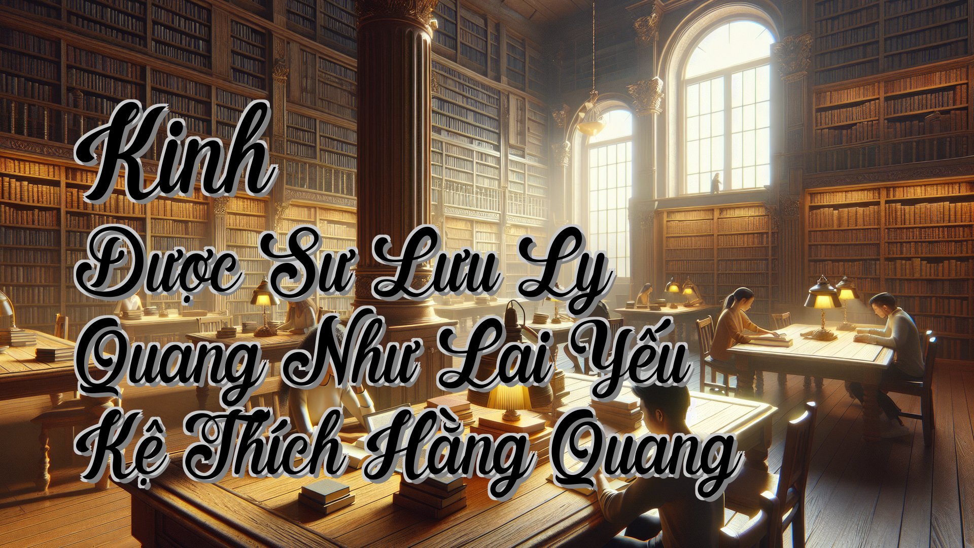 cover-Kinh Dược Sư Lưu Ly Quang Như Lai Yếu Kệ Thích Hằng Quang