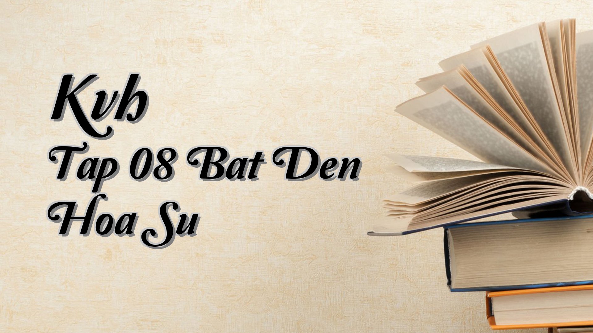 Cover image for Kvh Tap 08 Bat Den Hoa Su