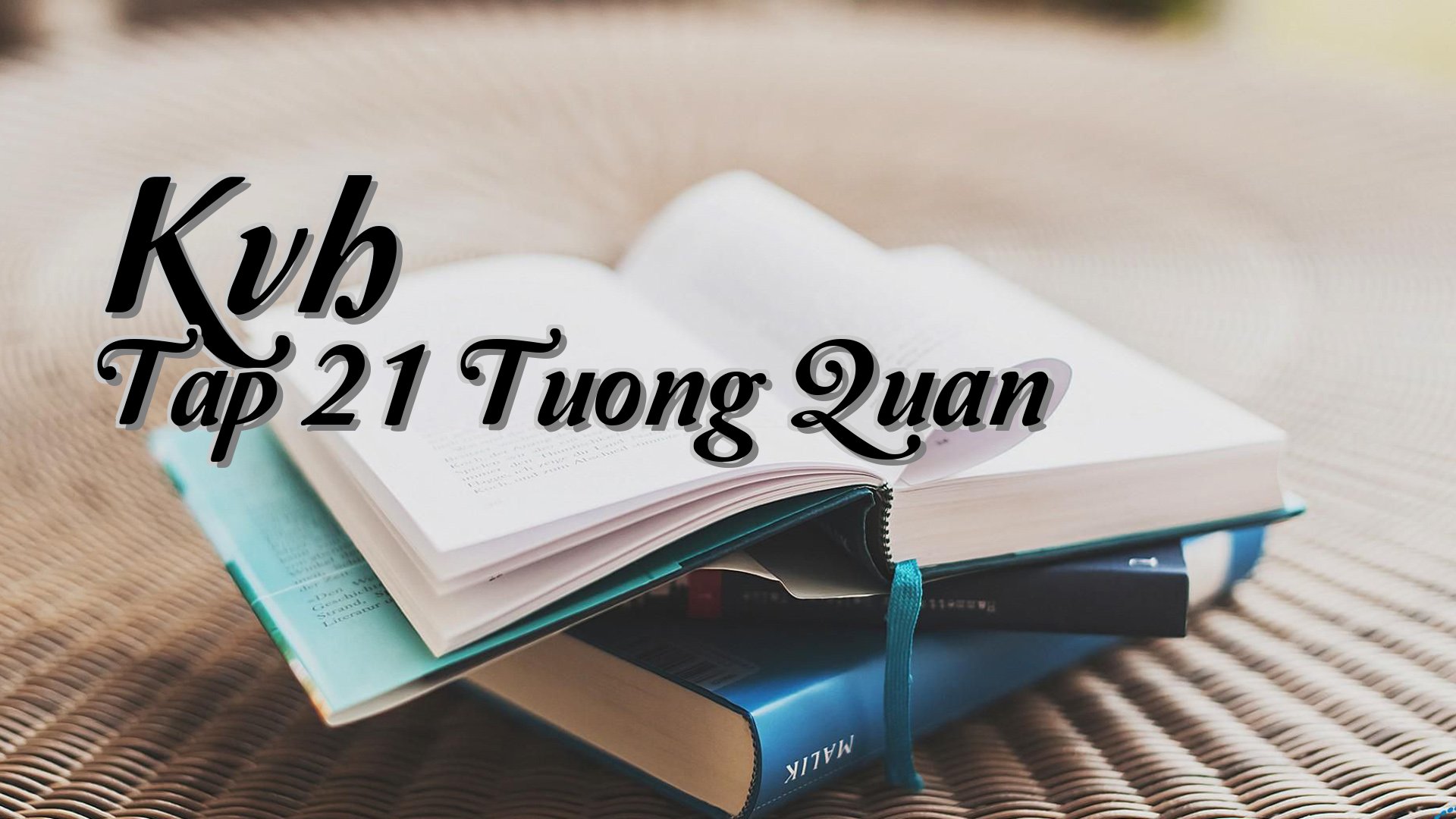 cover-Kvh Tap 21 Tuong Quan