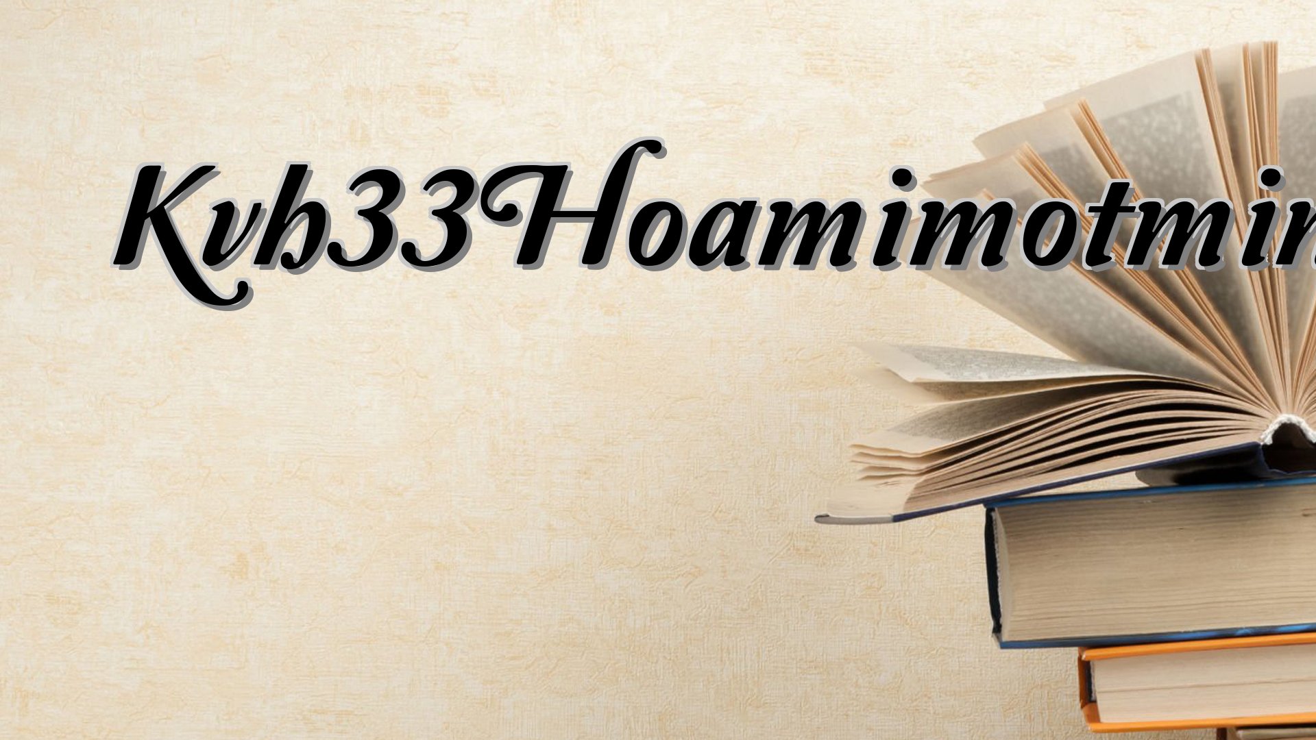 Cover image for Kvh33Hoamimotminh