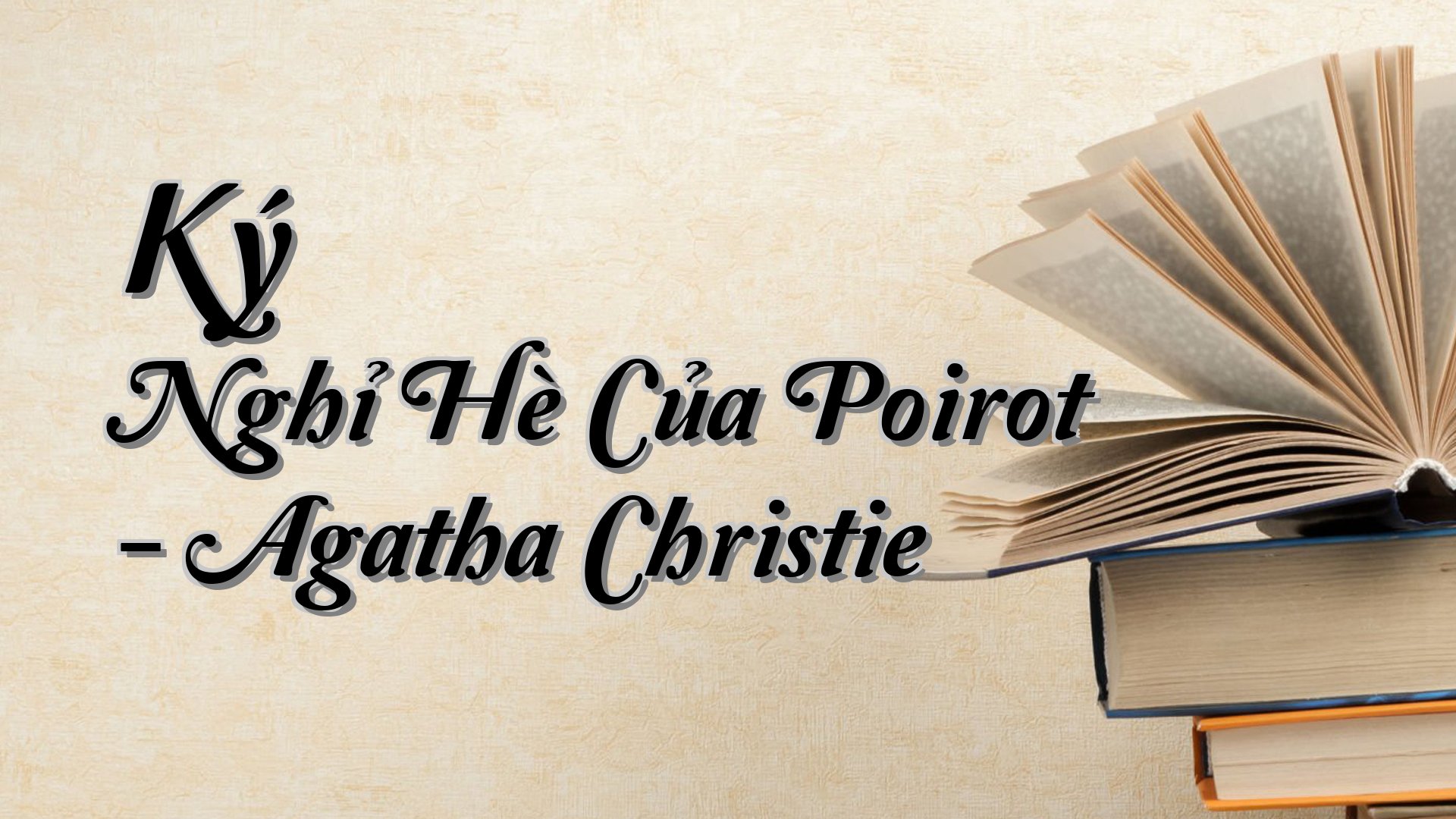 cover-Ký Nghỉ Hè Của Poirot - Agatha Christie
