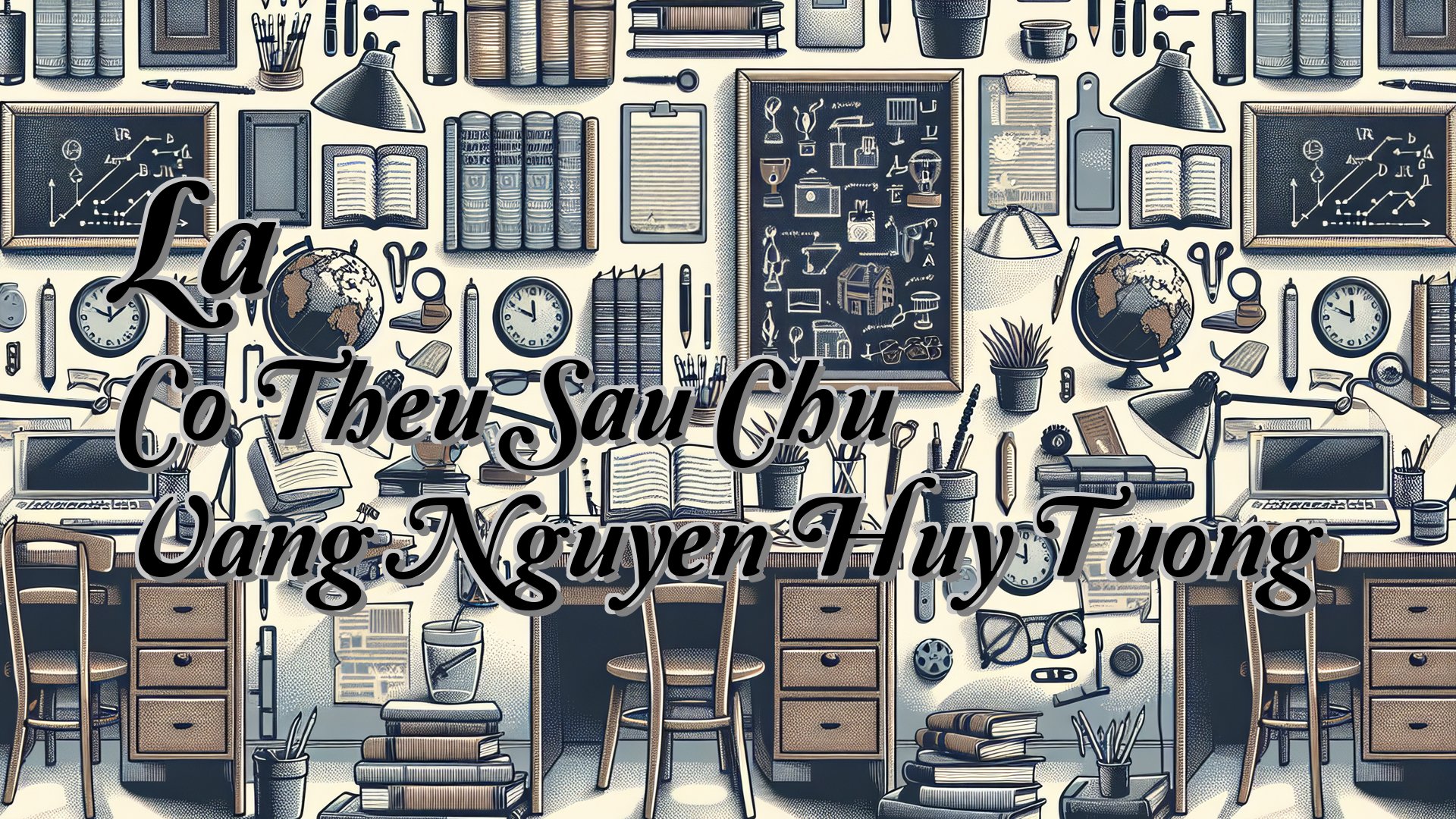 Cover image for La Co Theu Sau Chu Vang Nguyen Huy Tuong