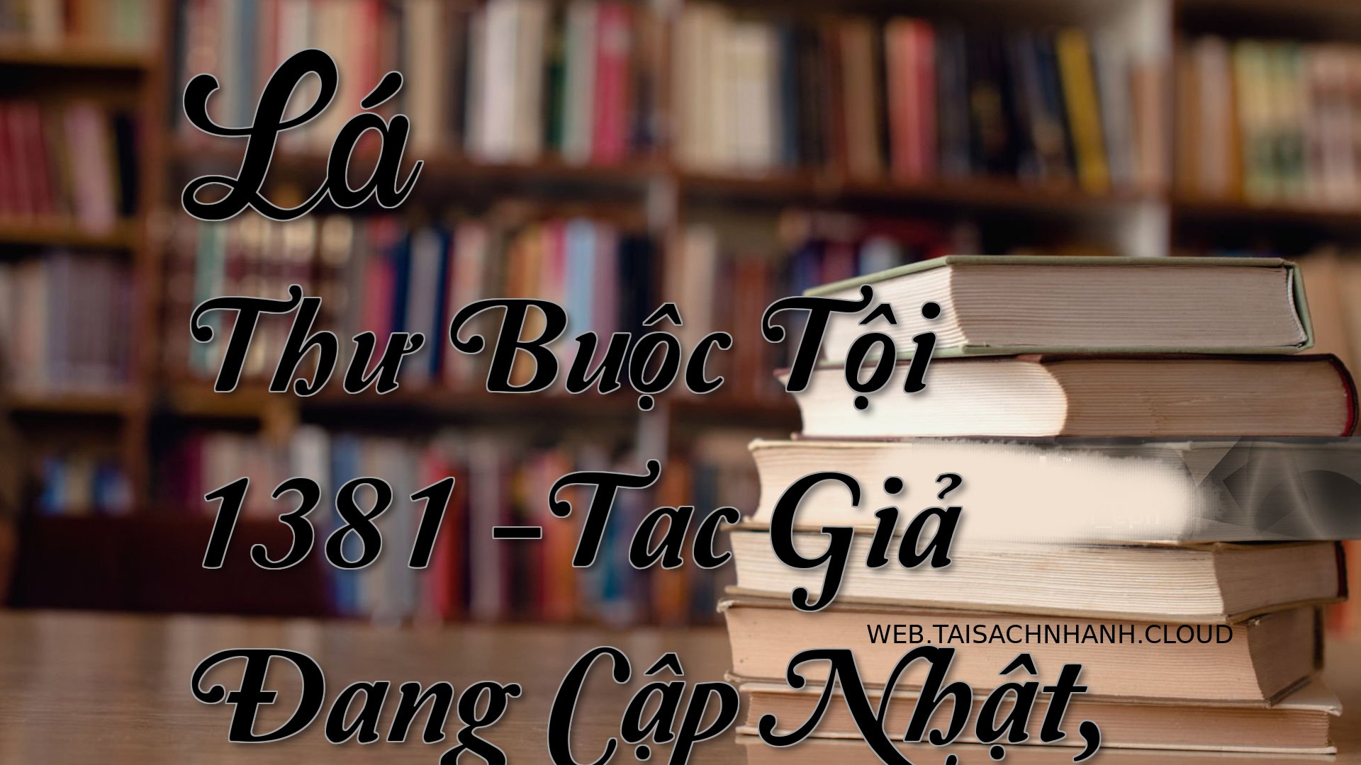 Cover La Thu Buoc Toi 1381.jpg