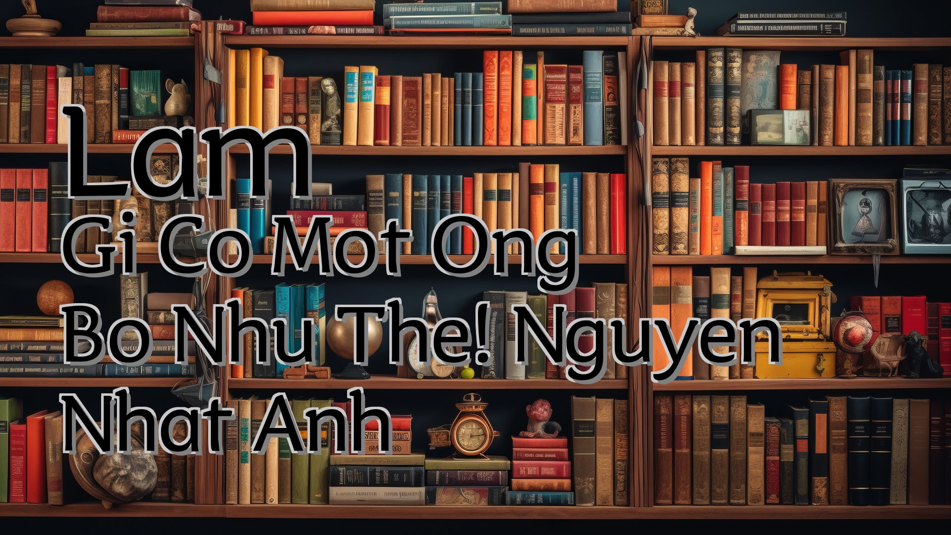 cover-Lam Gi Co Mot Ong Bo Nhu The! Nguyen Nhat Anh