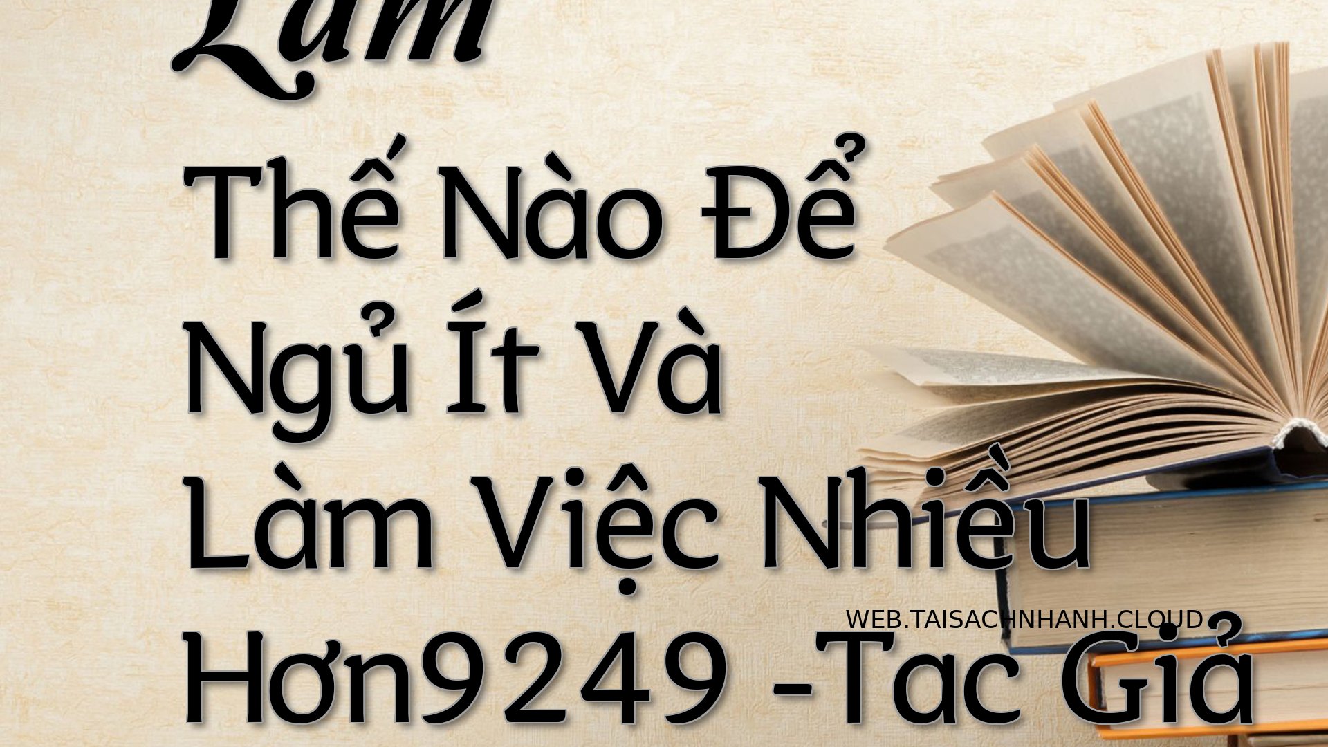 Cover Lam The Nao De Ngu I.jpg