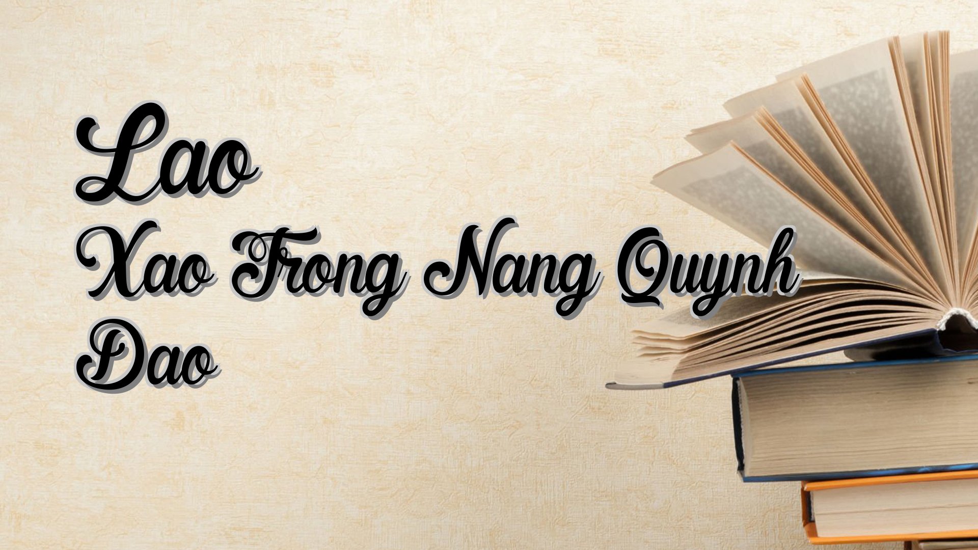 cover-Lao Xao Trong Nang Quynh Dao