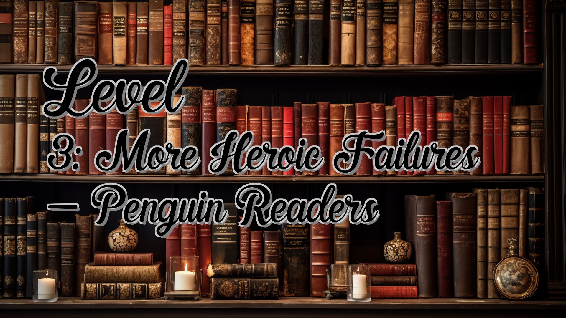 cover-Level 3: More Heroic Failures - Penguin Readers