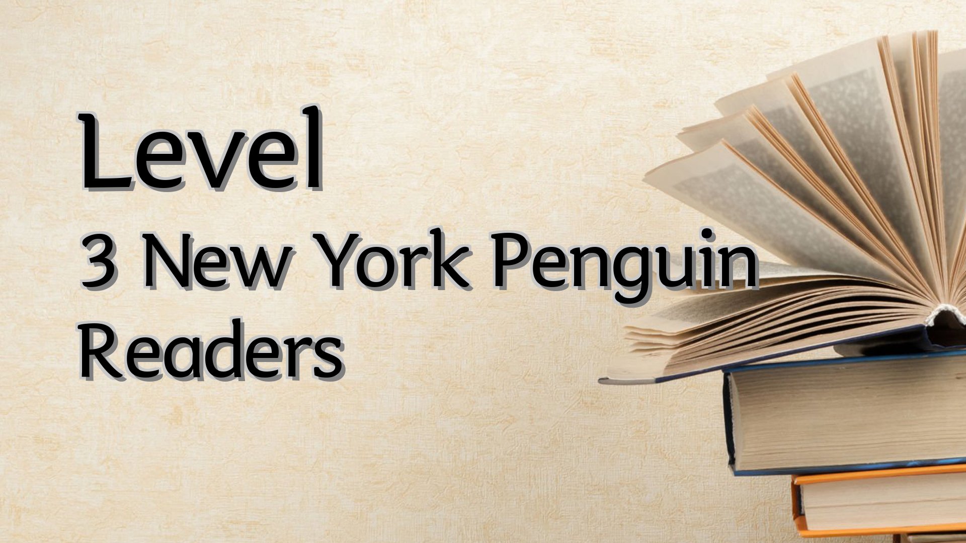 cover-Level 3 New York Penguin Readers