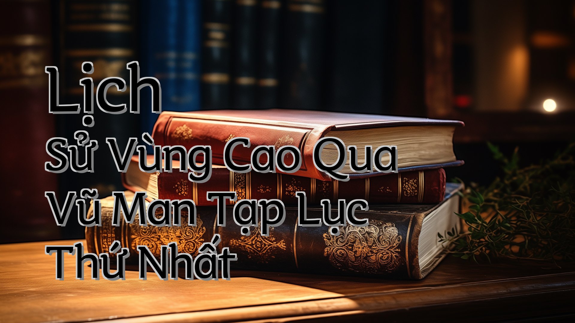 cover-Lịch Sử Vùng Cao Qua Vũ Man Tạp Lục Thứ Nhất