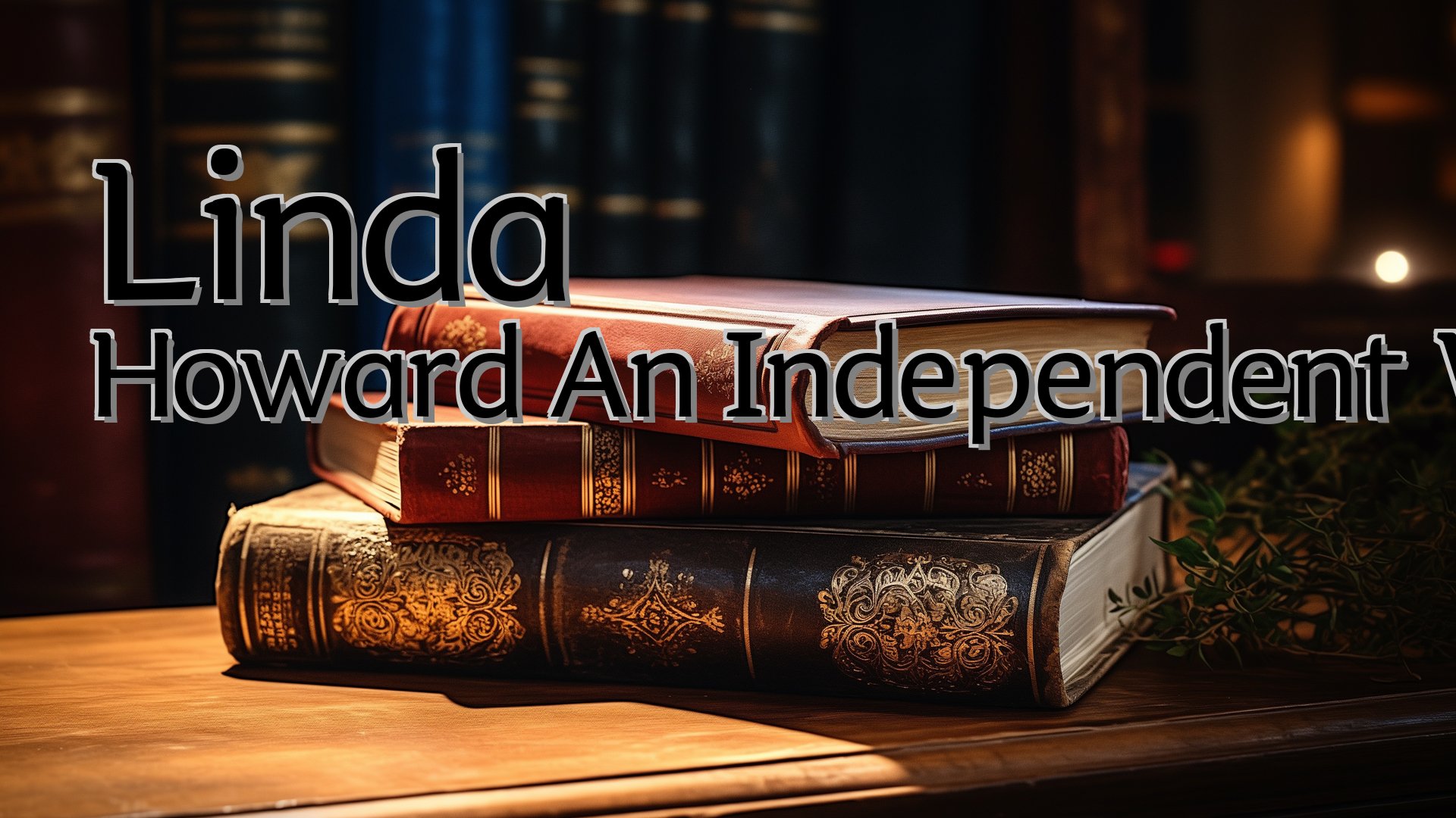 cover-Linda Howard An Independent Wife