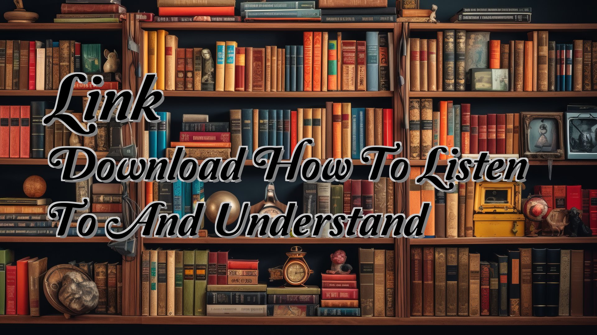 cover-Link Download How To Listen To And Understand