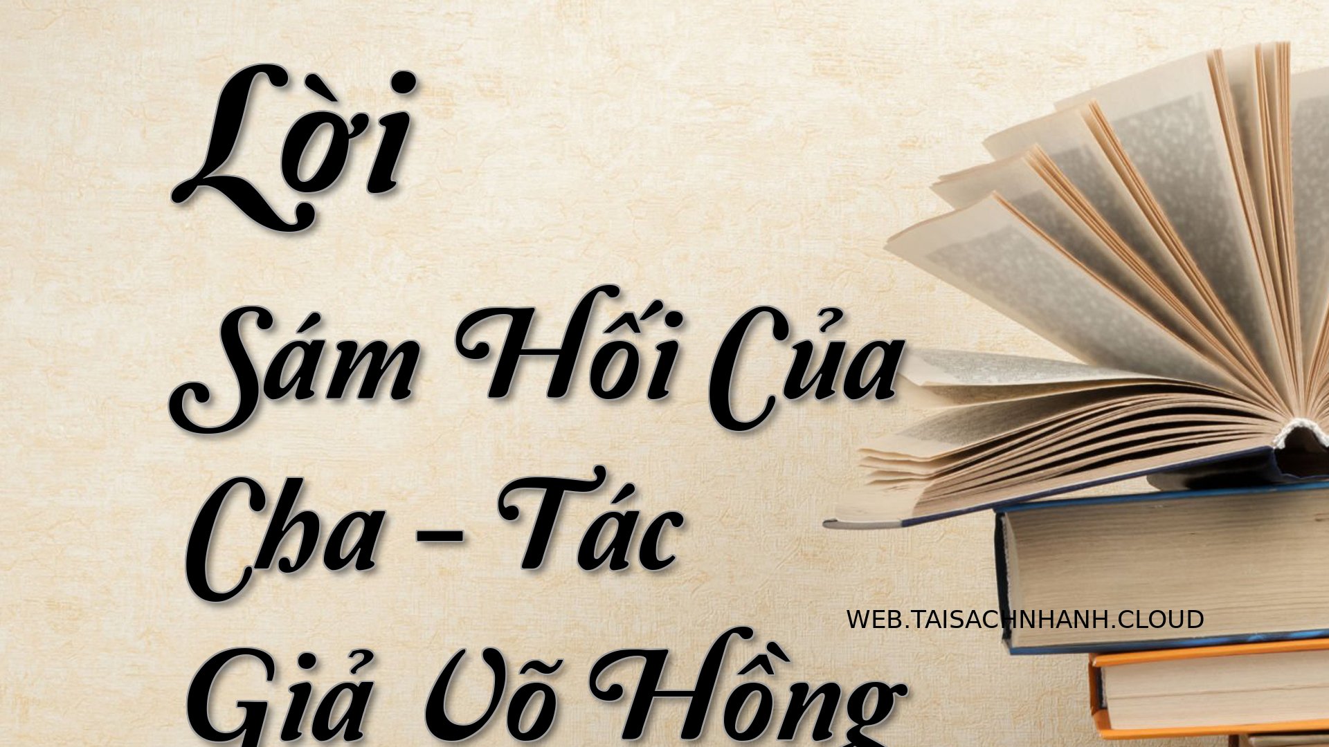 Cover Loi Sam Hoi Cua Cha.jpg