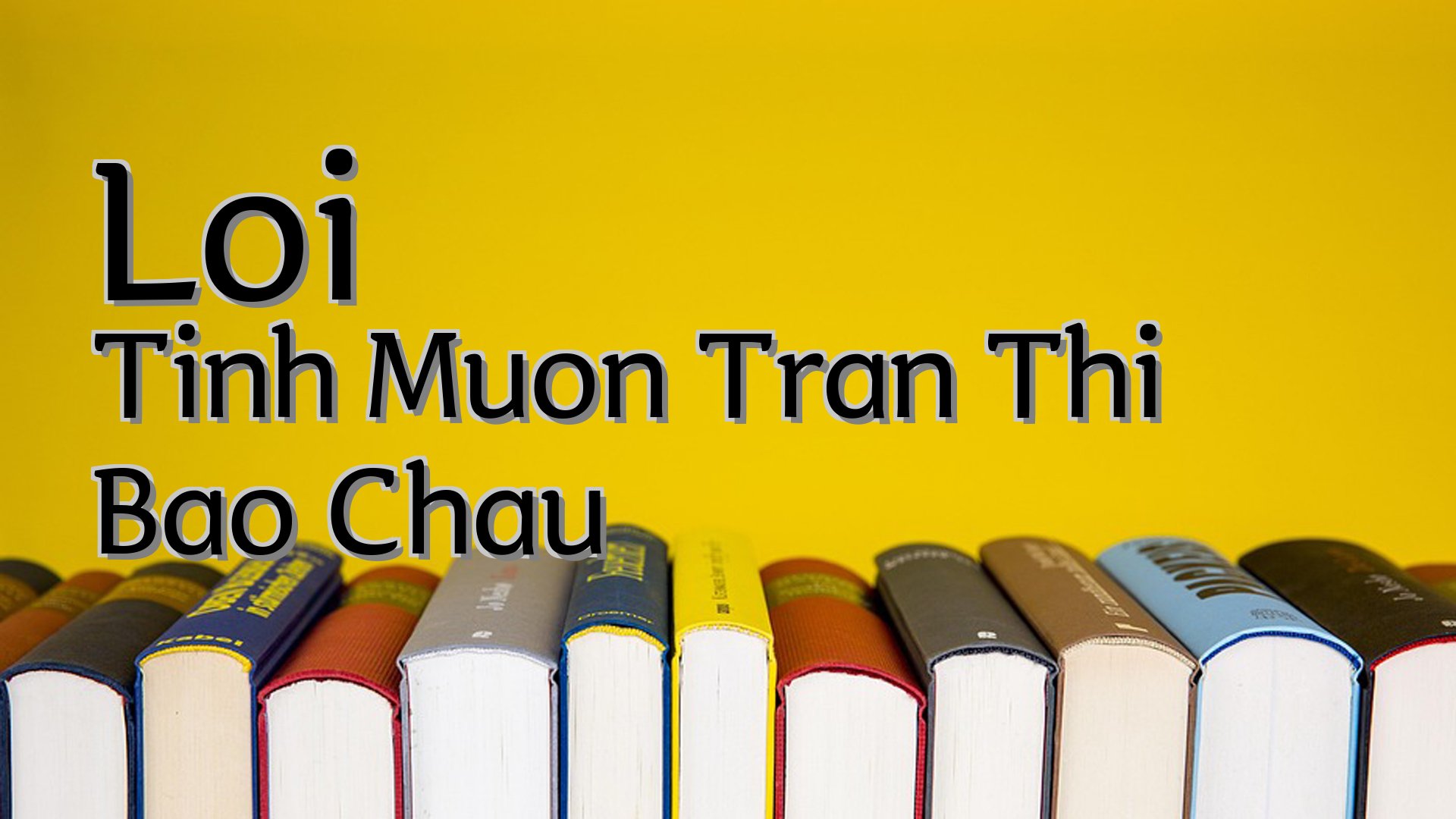 cover-Loi Tinh Muon Tran Thi Bao Chau