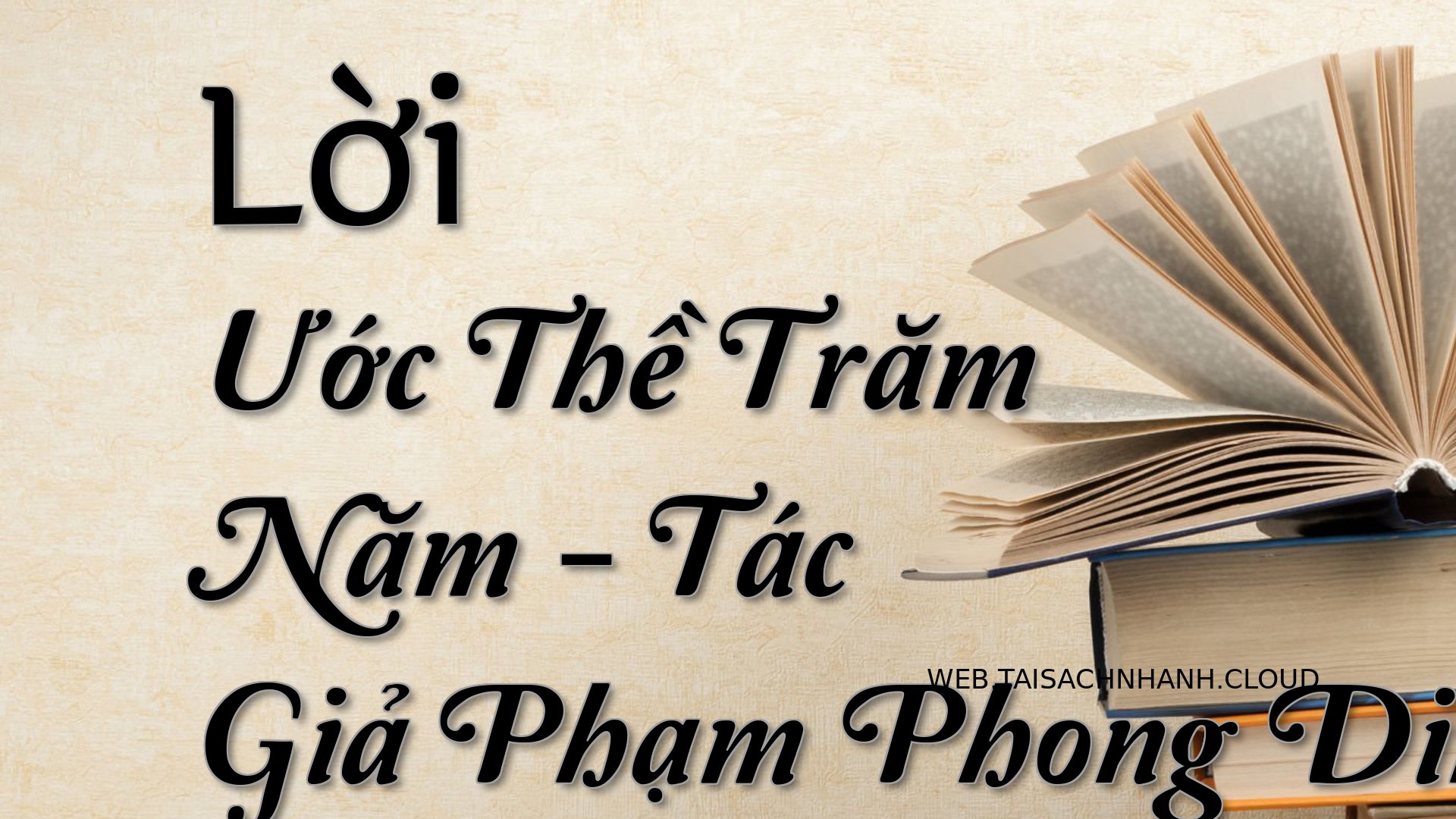 Cover Loi Uoc The Tram Nam.jpg