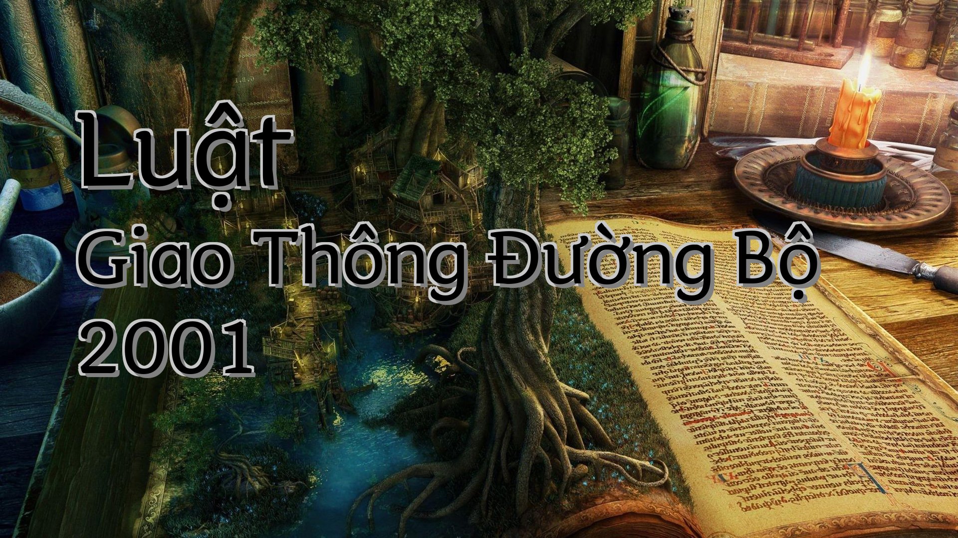 cover-Luật Giao Thông Đường Bộ 2001