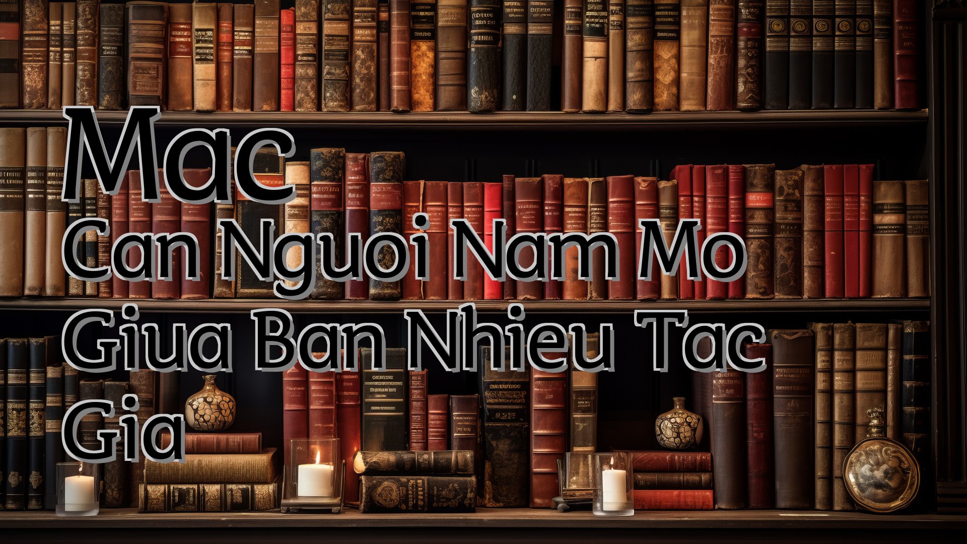 cover-Mac Can Nguoi Nam Mo Giua Ban Nhieu Tac Gia