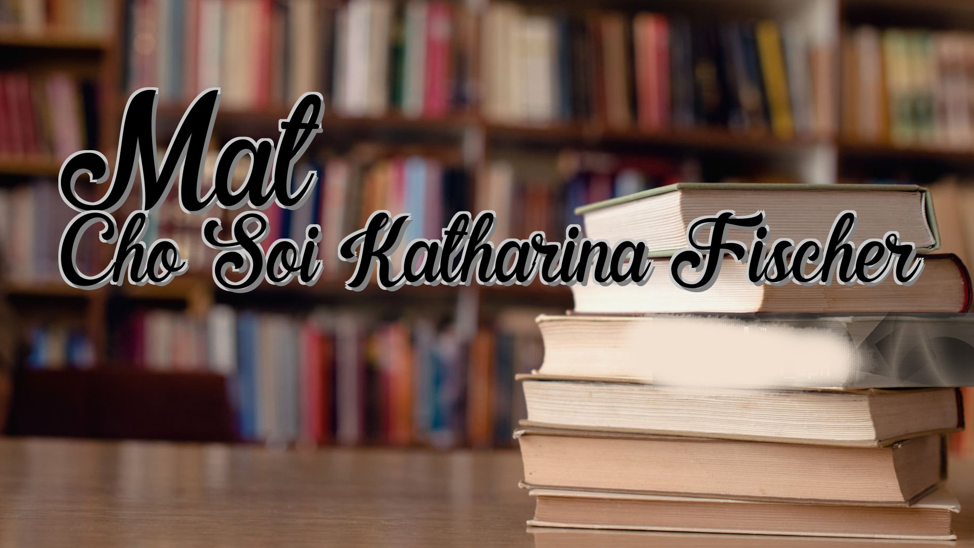 cover-Mat Cho Soi Katharina Fischer