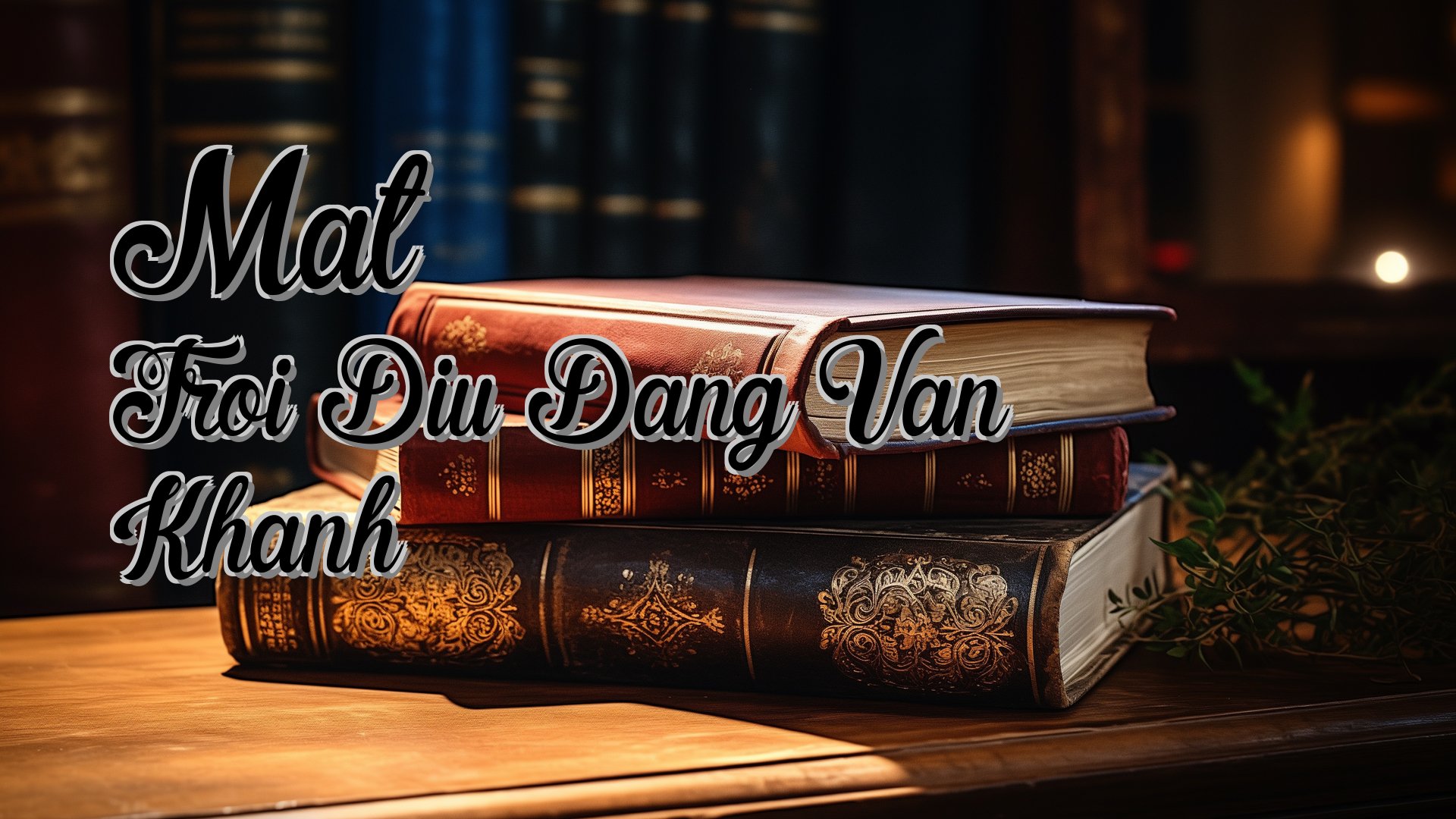 Cover image for Mat Troi Diu Dang Van Khanh