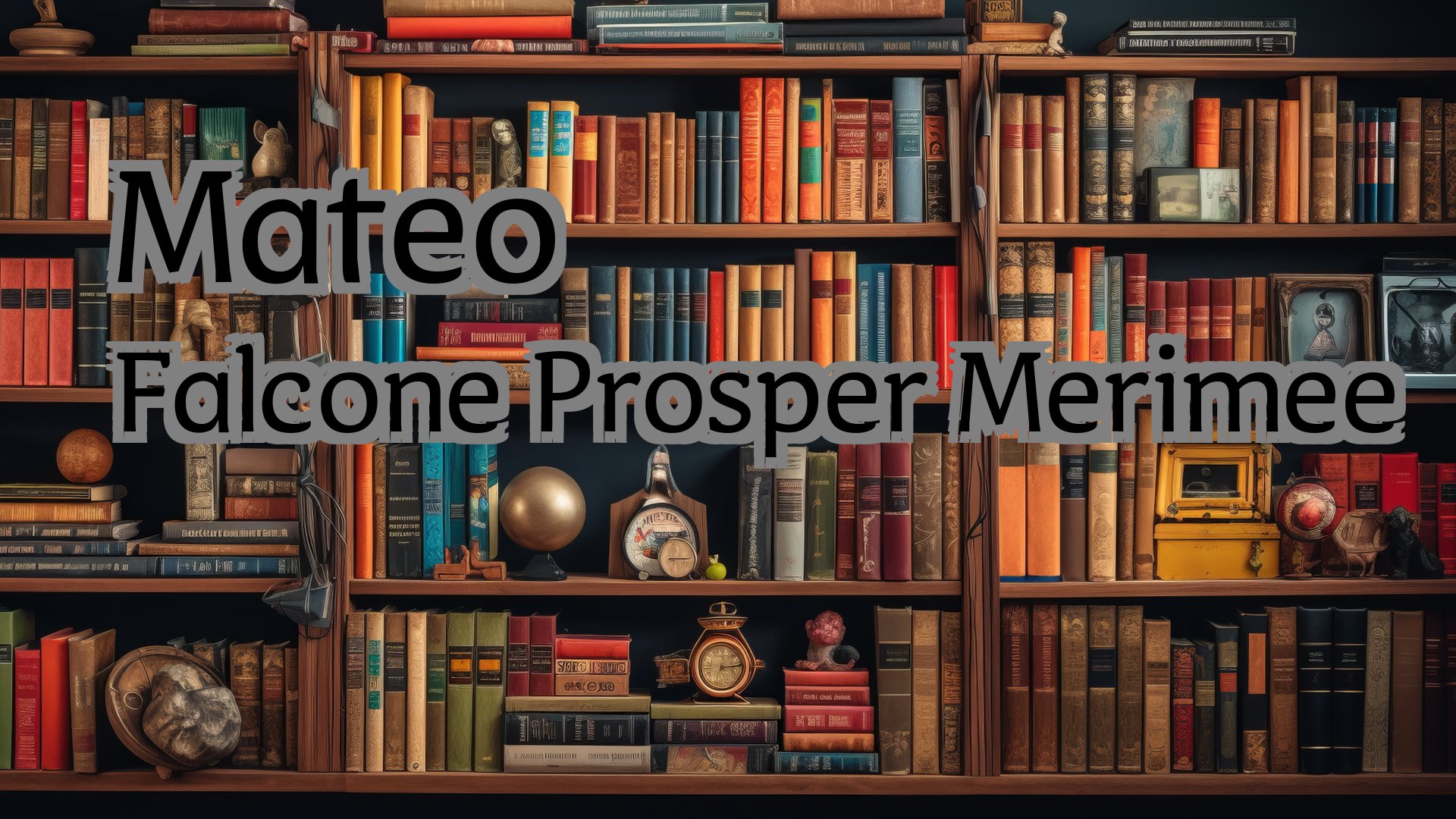 Cover image for Mateo Falcone Prosper Merimee