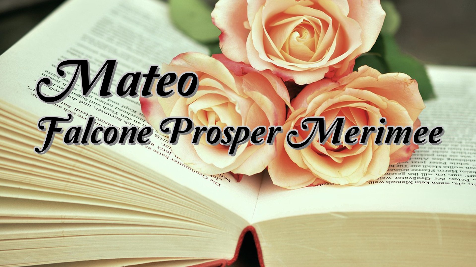 cover-Mateo Falcone Prosper Merimee