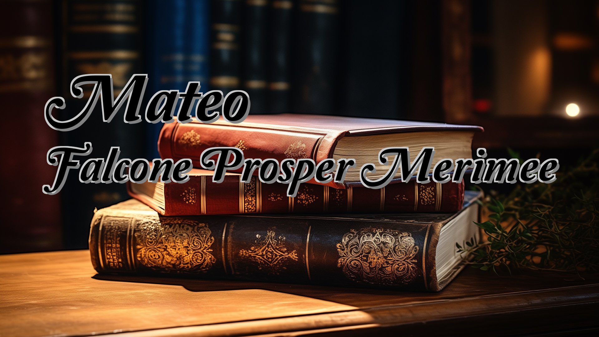 cover-Mateo Falcone Prosper Merimee