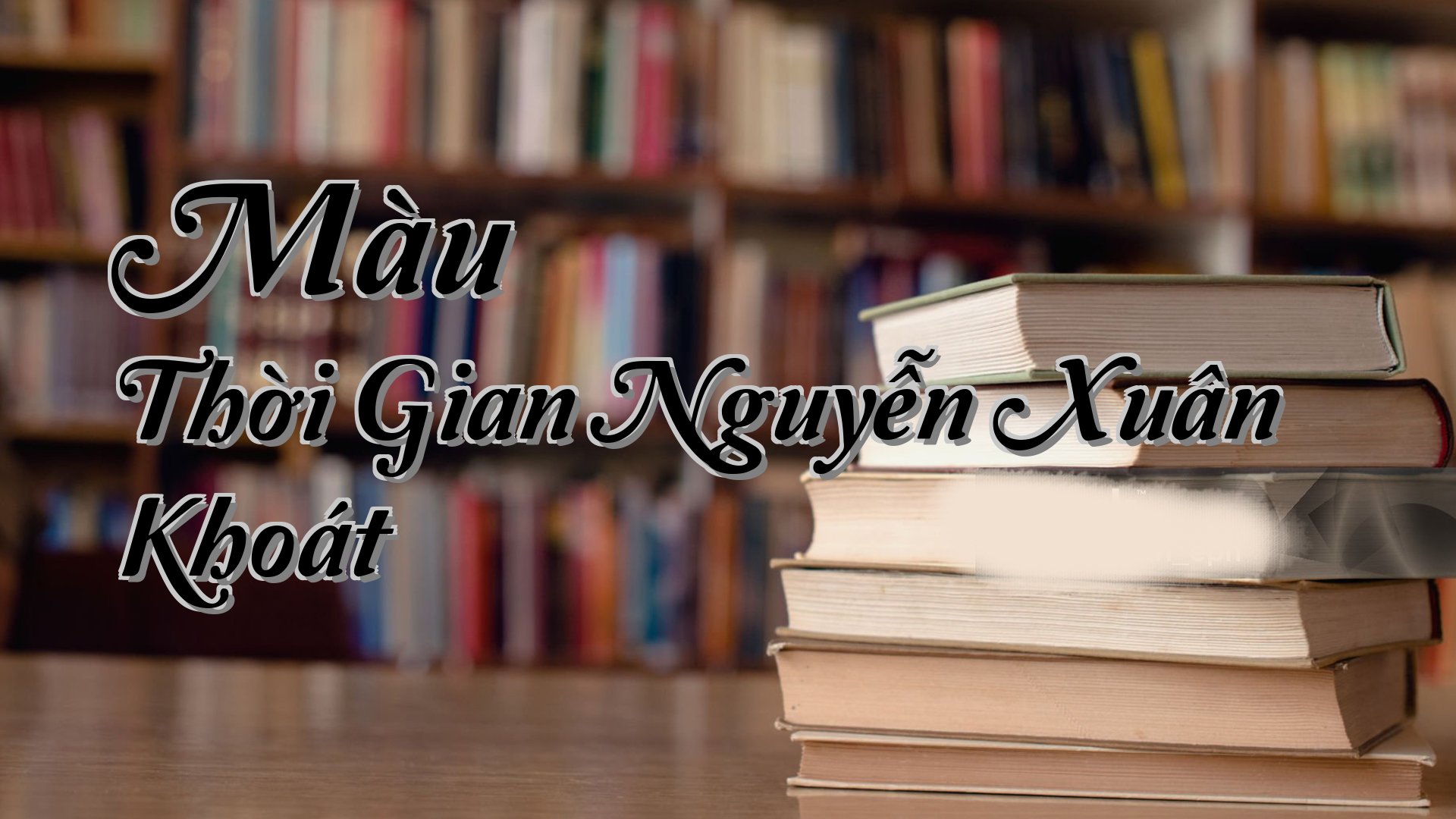 cover-Màu Thời Gian Nguyễn Xuân Khoát