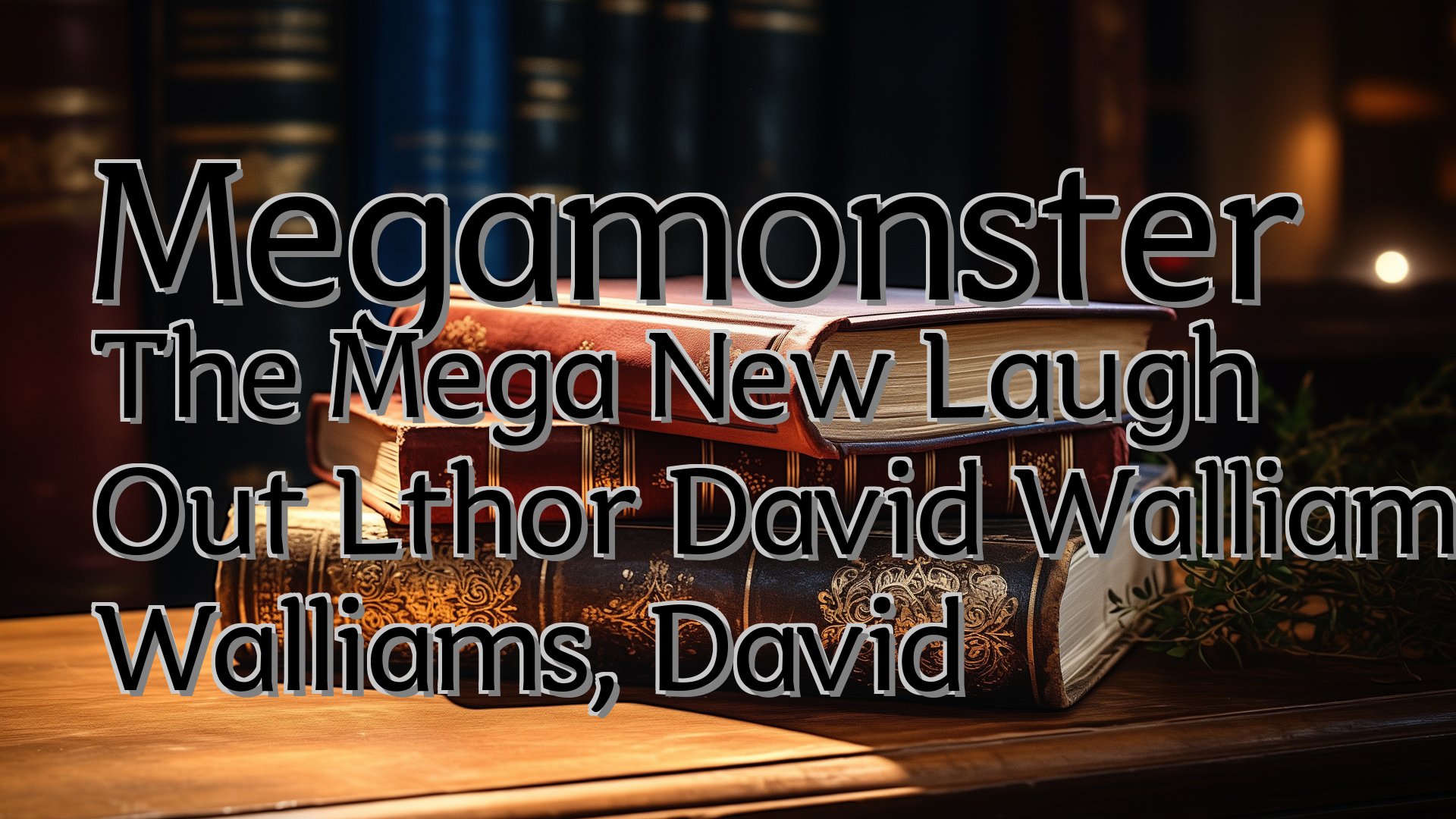 cover-Megamonster The Mega New Laugh Out Lthor David Walliams Walliams, David
