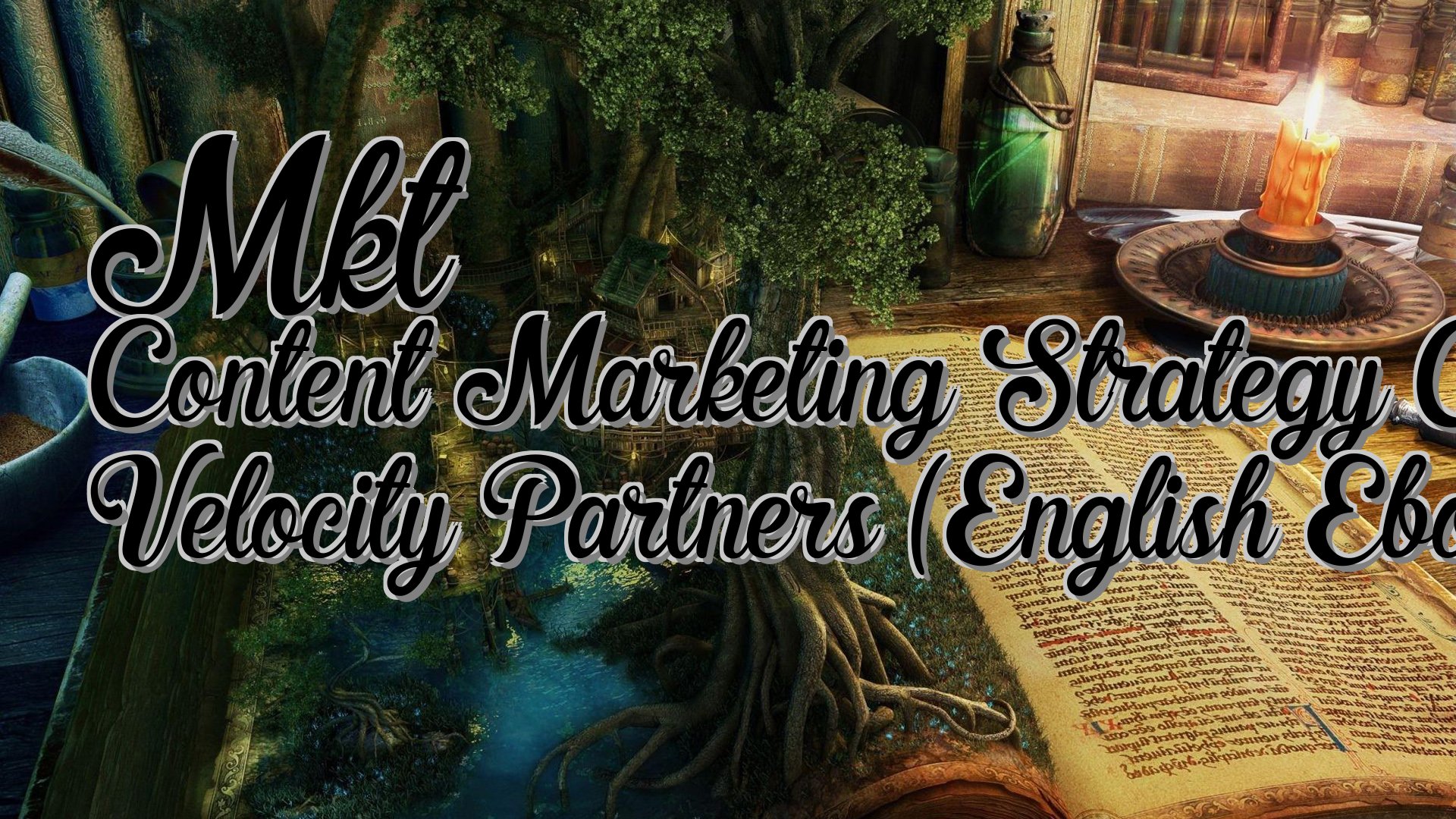 cover-Mkt Content Marketing Strategy Checklist Velocity Partners (English Ebook)