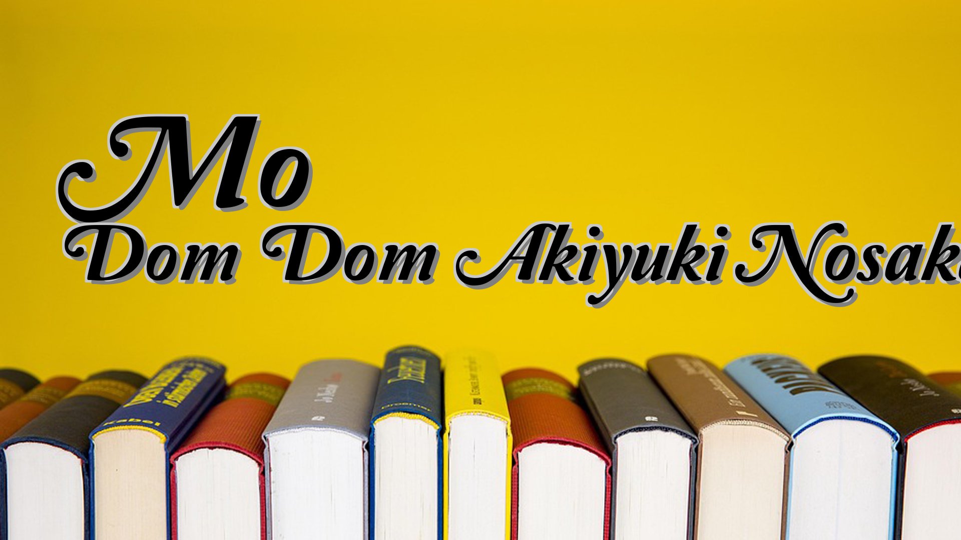 cover-Mo Dom Dom Akiyuki Nosaka