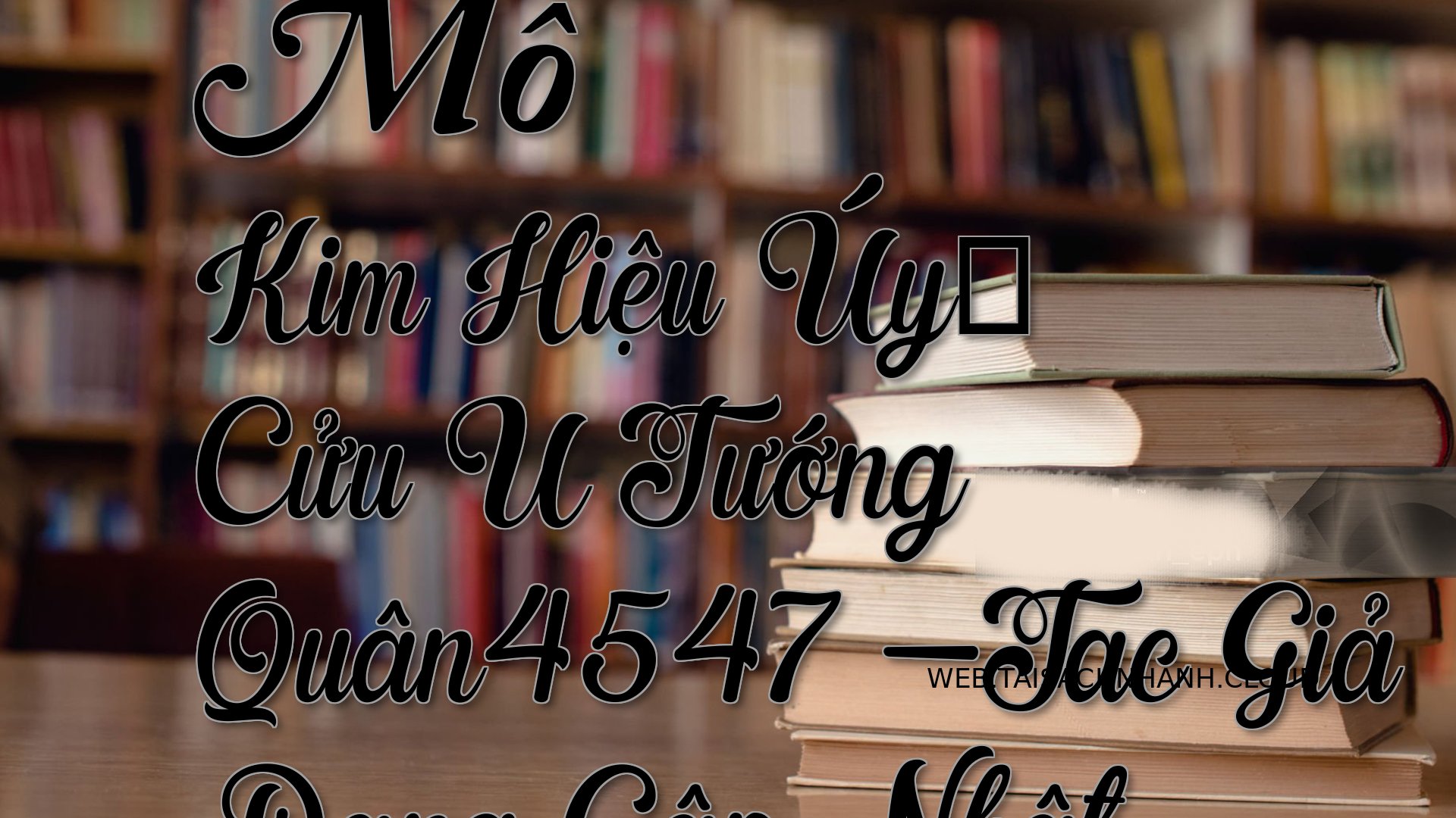 Cover Mo Kim Hieu Uy： Cuu .jpg