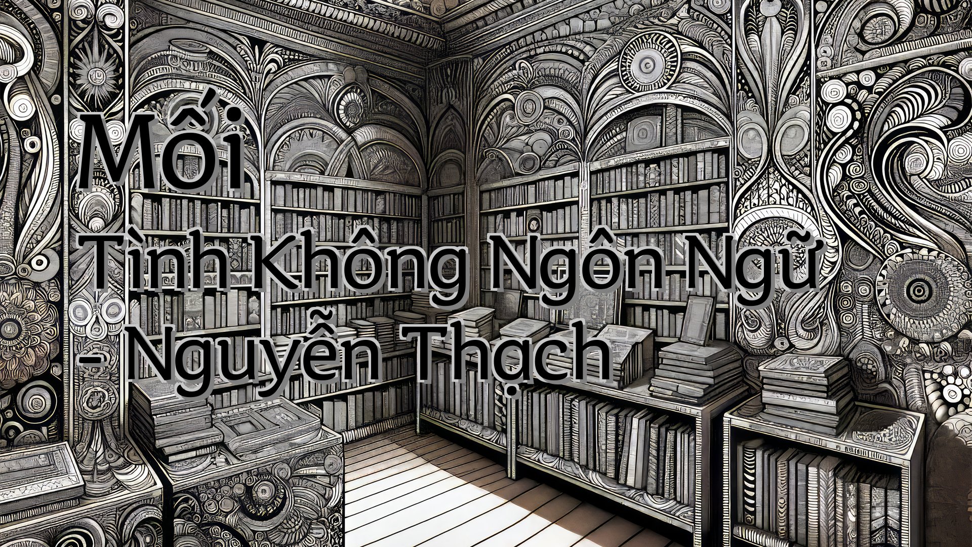 cover-Mối Tình Không Ngôn Ngữ - Nguyễn Thạch