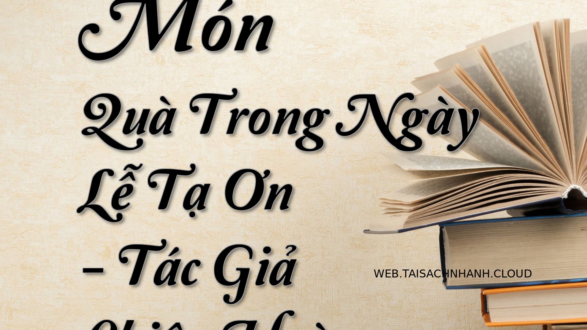 Cover Mon Qua Trong Ngay L.jpg