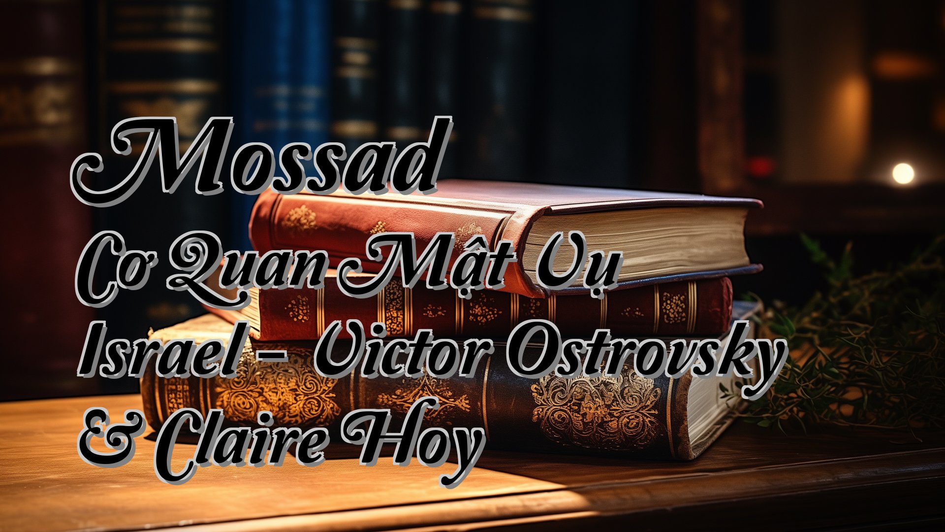 cover-Mossad Cơ Quan Mật Vụ Israel - Victor Ostrovsky & Claire Hoy