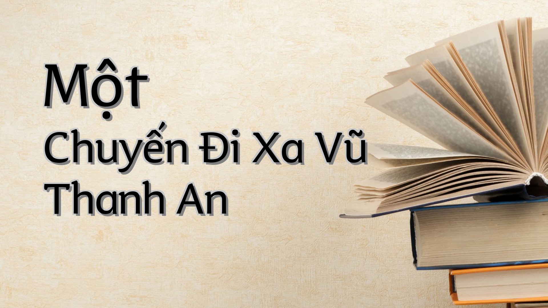 cover-Một Chuyến Đi Xa Vũ Thanh An