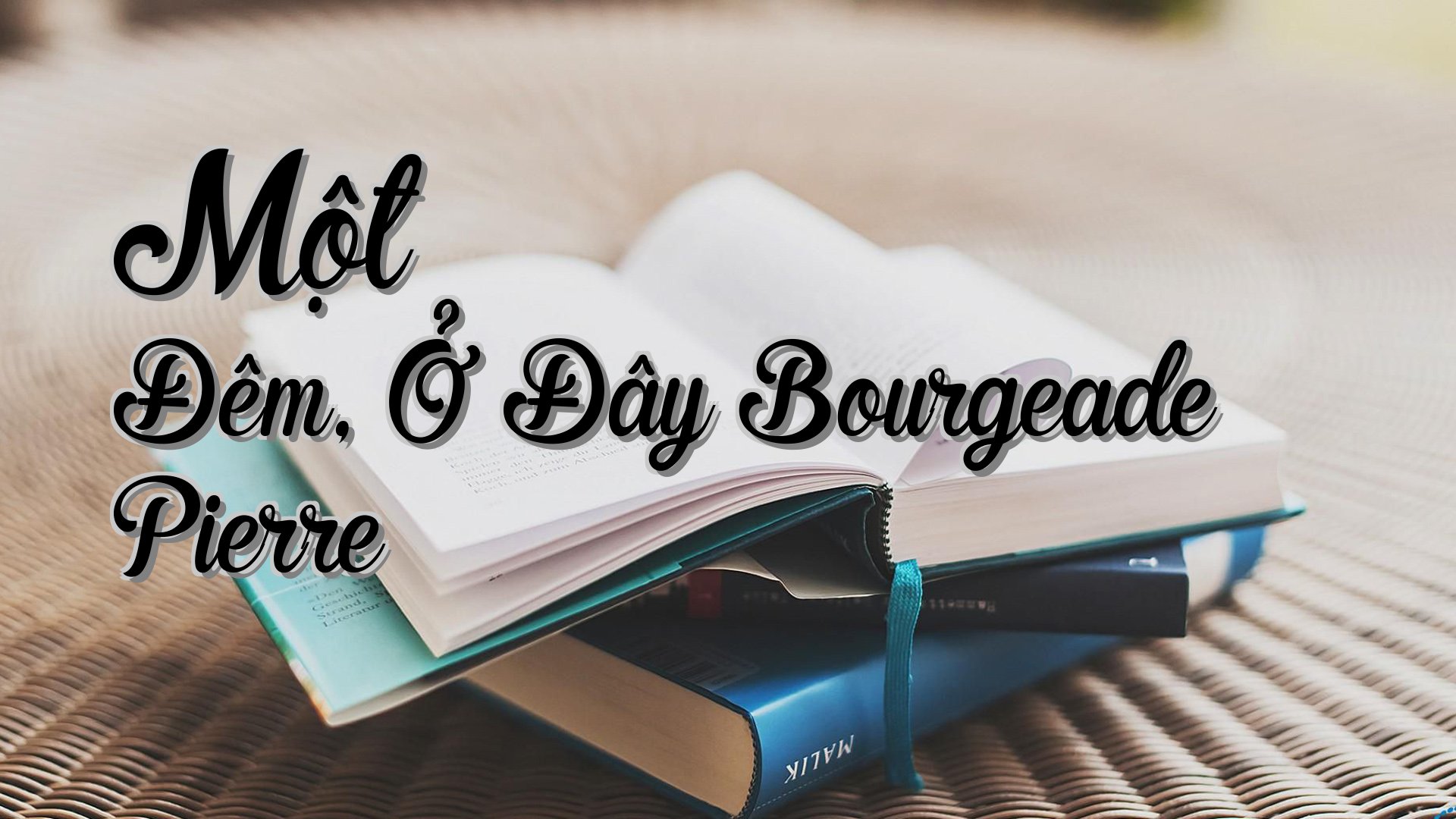 cover-Một Đêm, Ở Đây Bourgeade Pierre