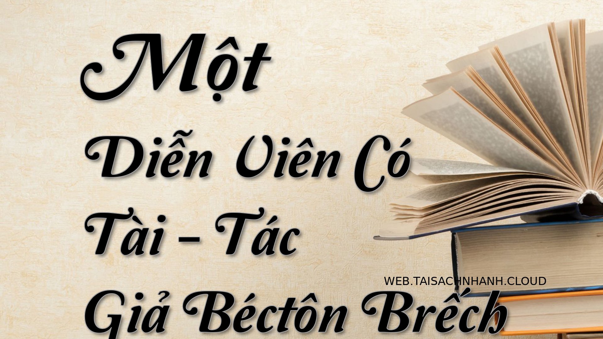 Cover Mot Dien Vien Co Tai.jpg