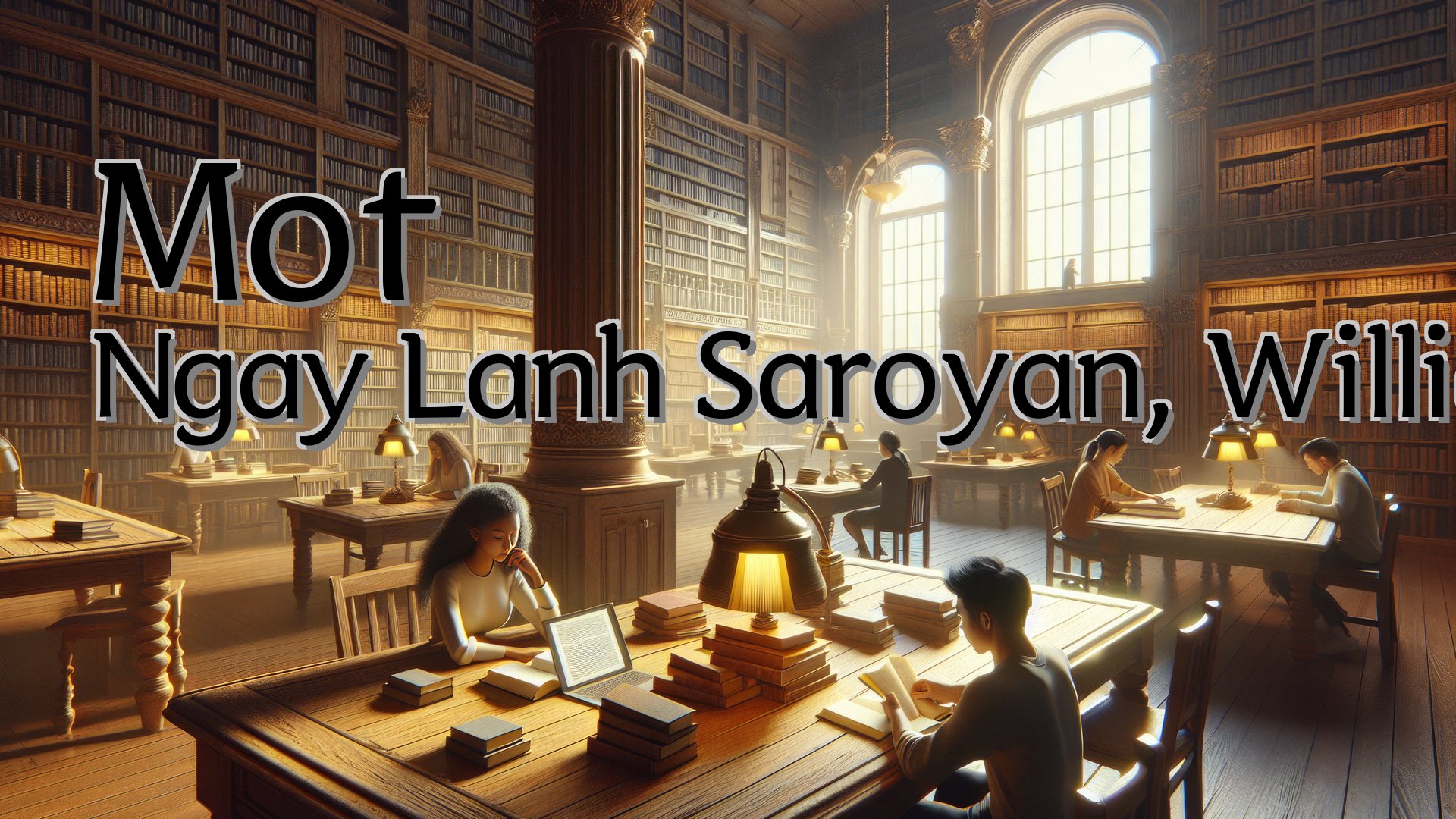 cover-Mot Ngay Lanh Saroyan, William