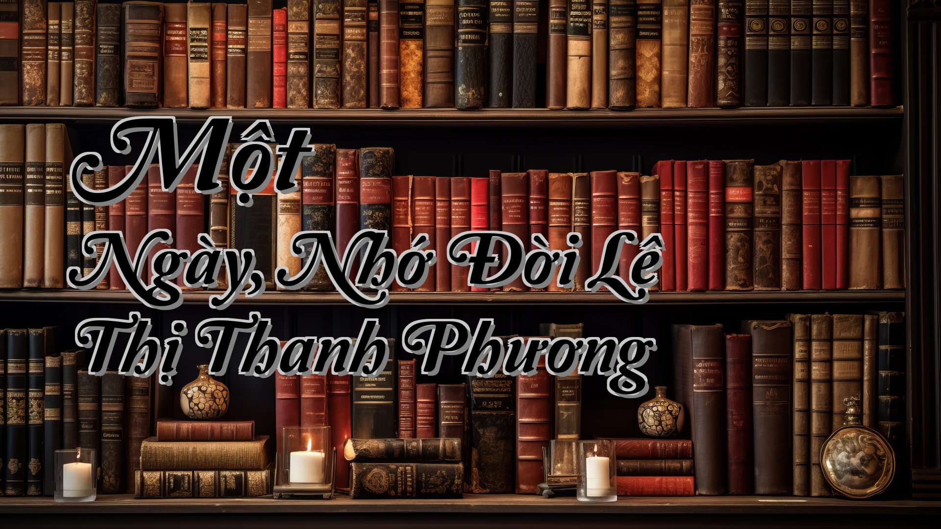 cover-Một Ngày, Nhớ Đời Lê Thị Thanh Phương