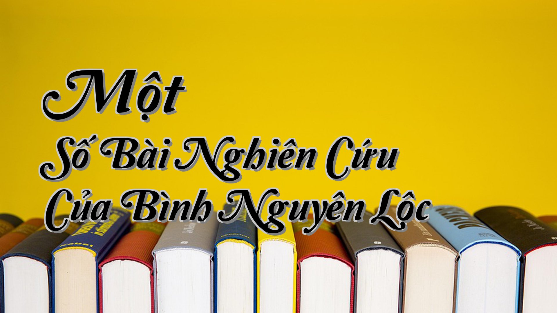 cover-Một Số Bài Nghiên Cứu Của Bình Nguyên Lộc