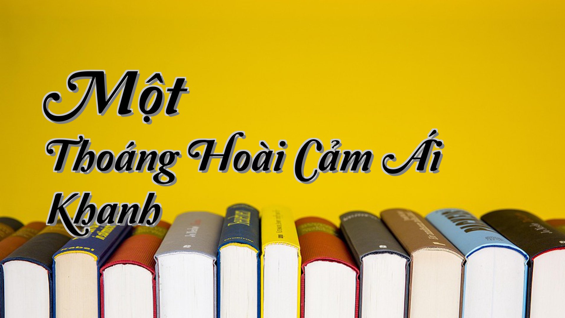 cover-Một Thoáng Hoài Cảm Ái Khanh