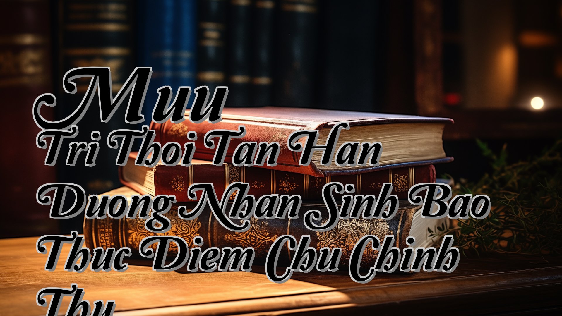 cover-Muu Tri Thoi Tan Han Duong Nhan Sinh Bao Thuc Diem Chu Chinh Thu